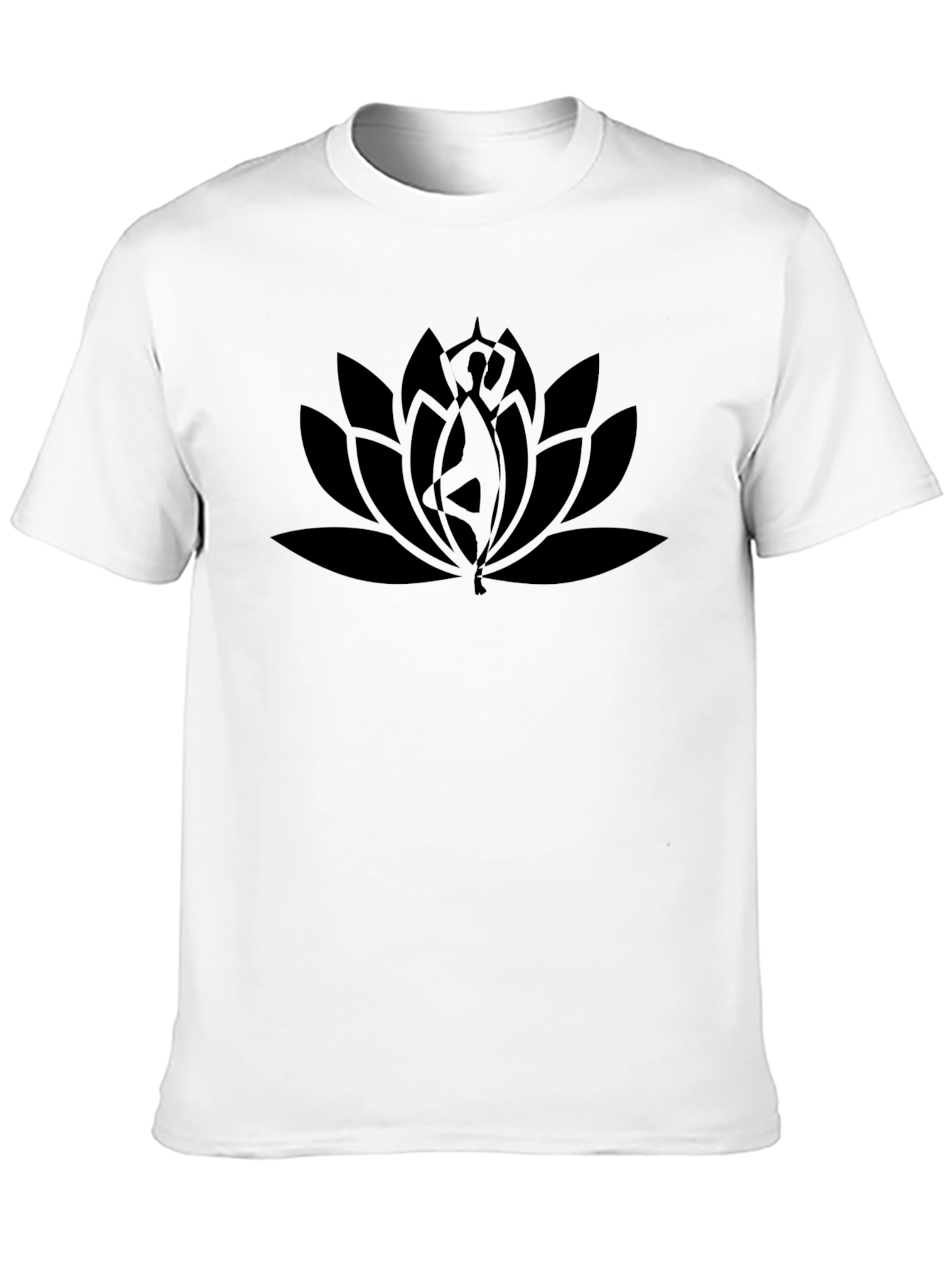 Lotus Pose T-Shirt - Yoga Inspired Design