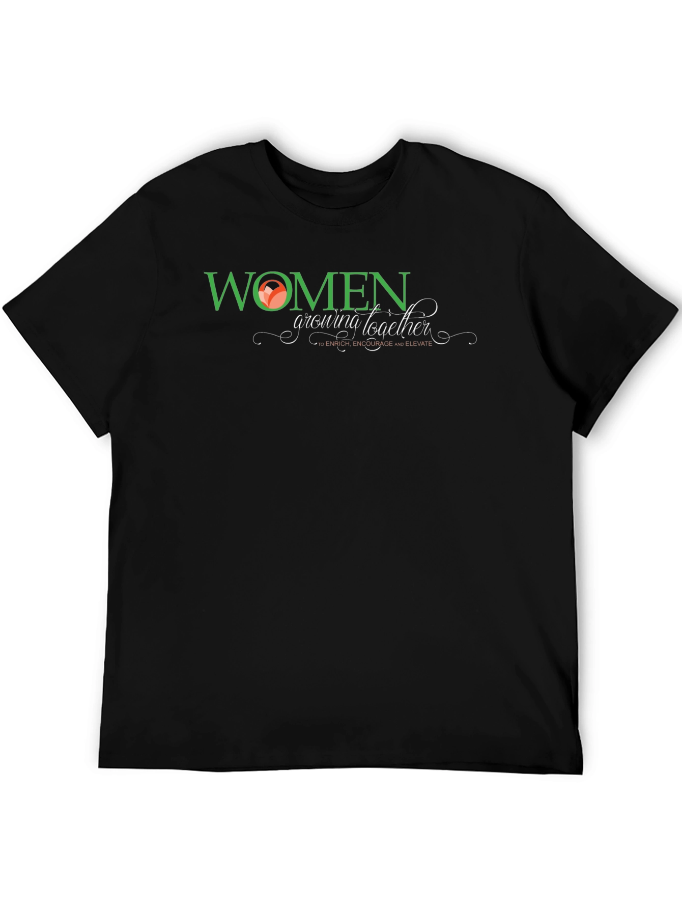 Women Growing Together Graphic Tee - Black