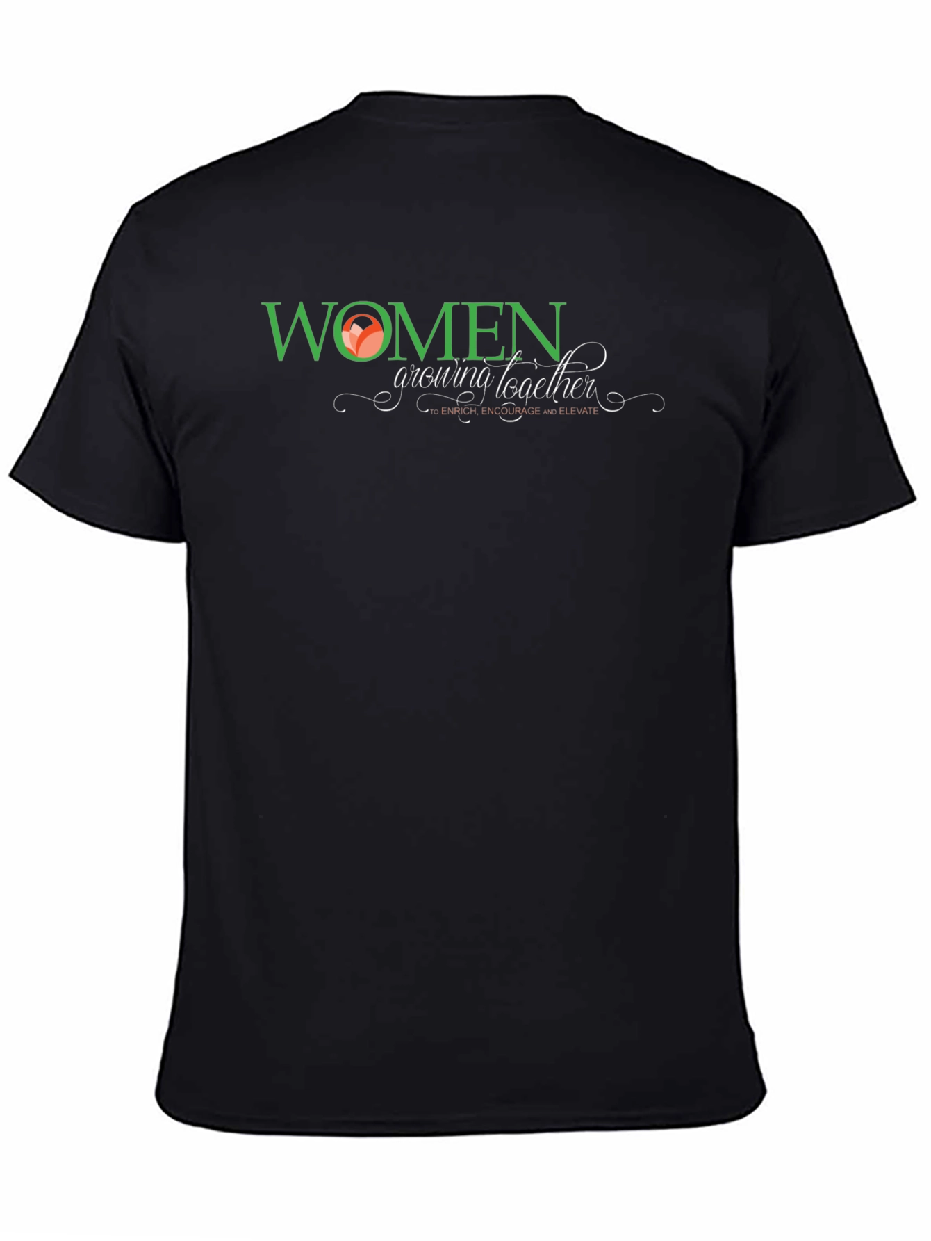Women Growing Together Graphic Tee - Black