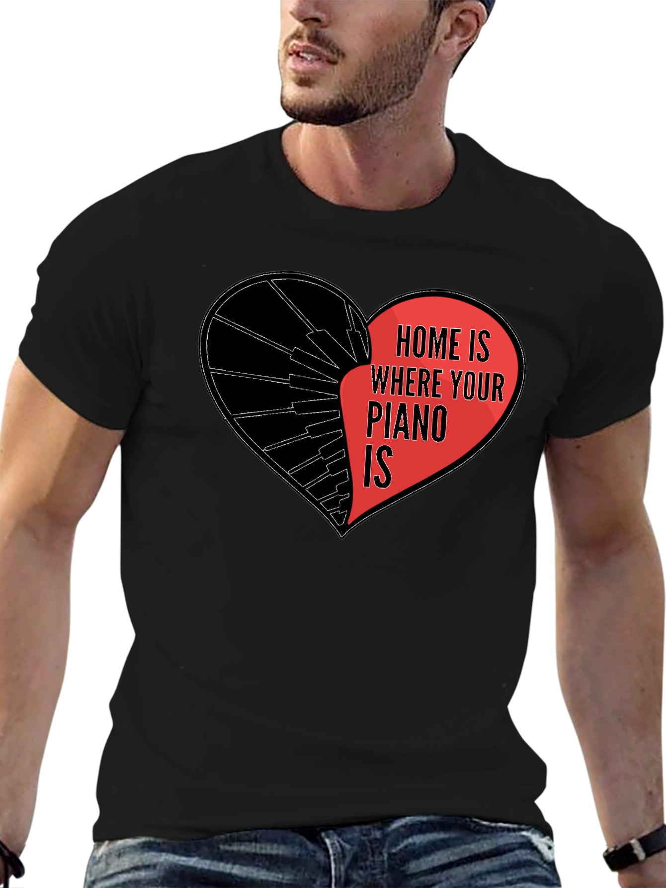 Home is Where Your Piano Is T-Shirt