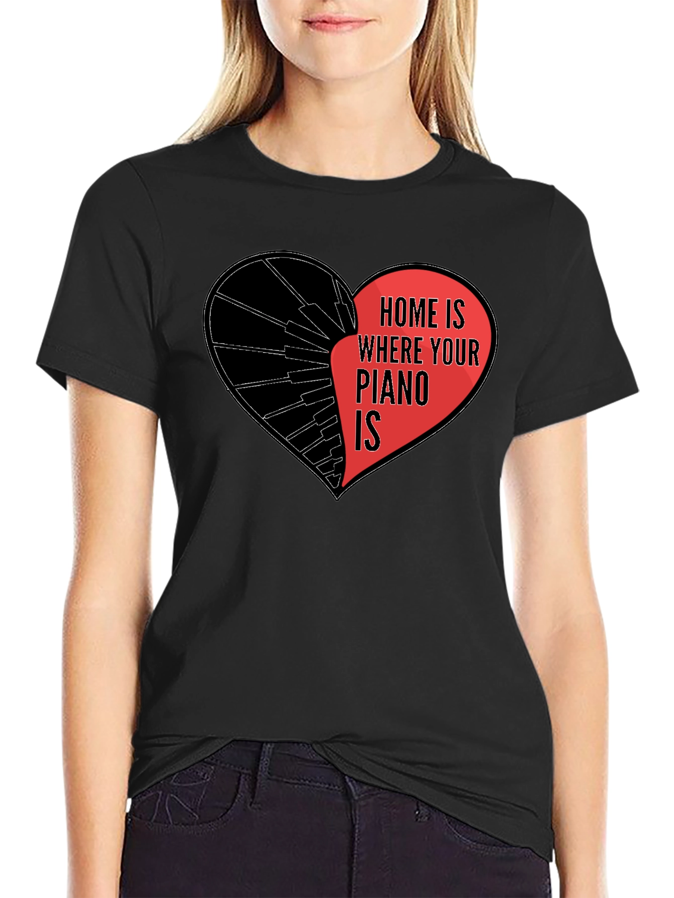 Home is Where Your Piano Is T-Shirt