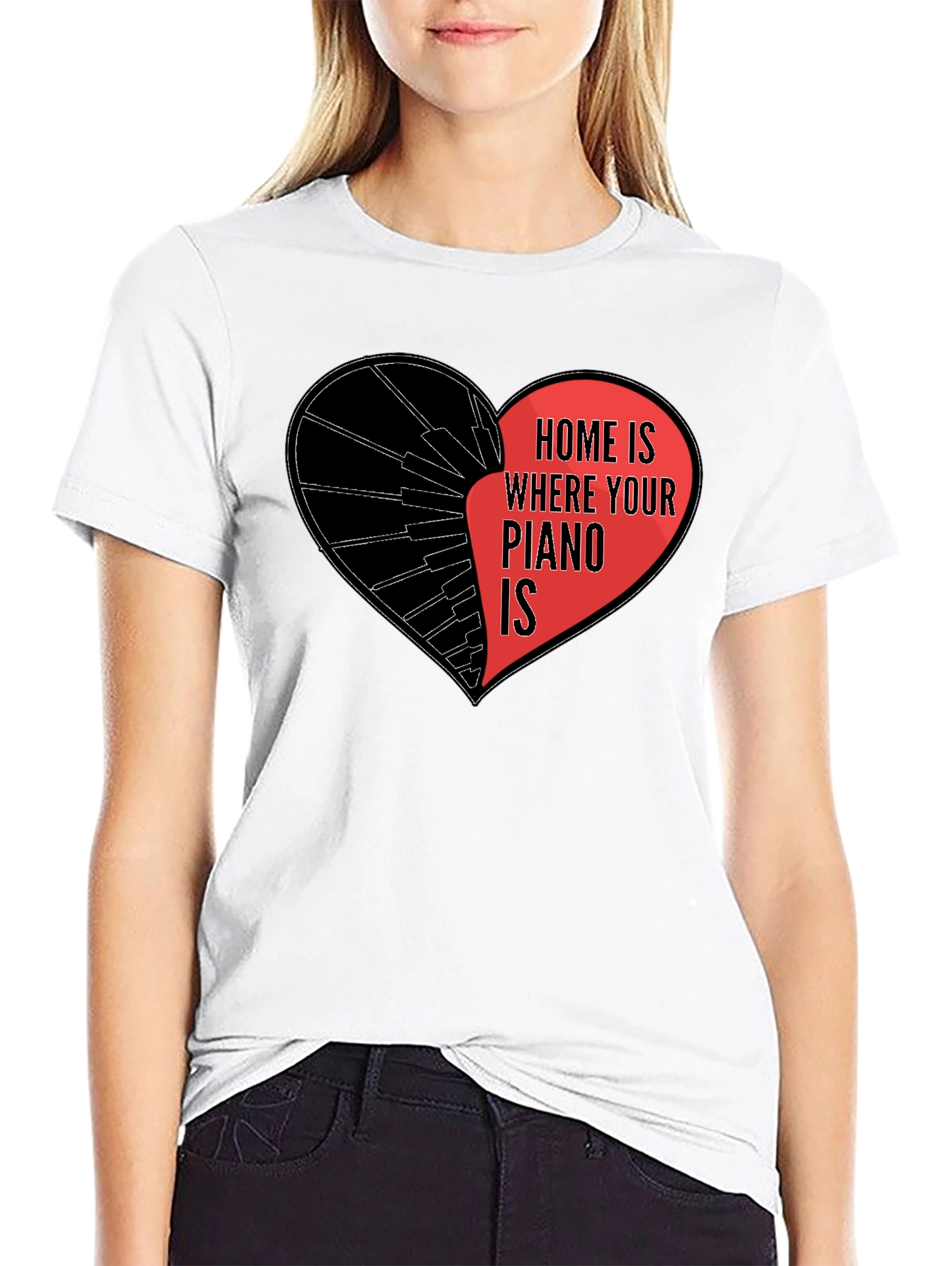 Home is Where Your Piano Is T-Shirt