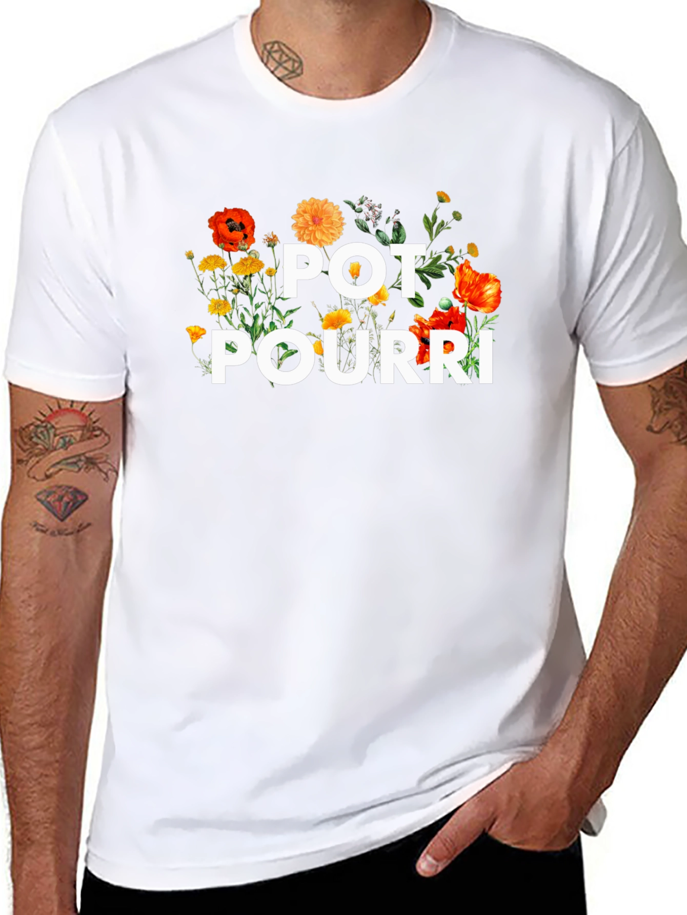 Pot Pourri Floral T-Shirt