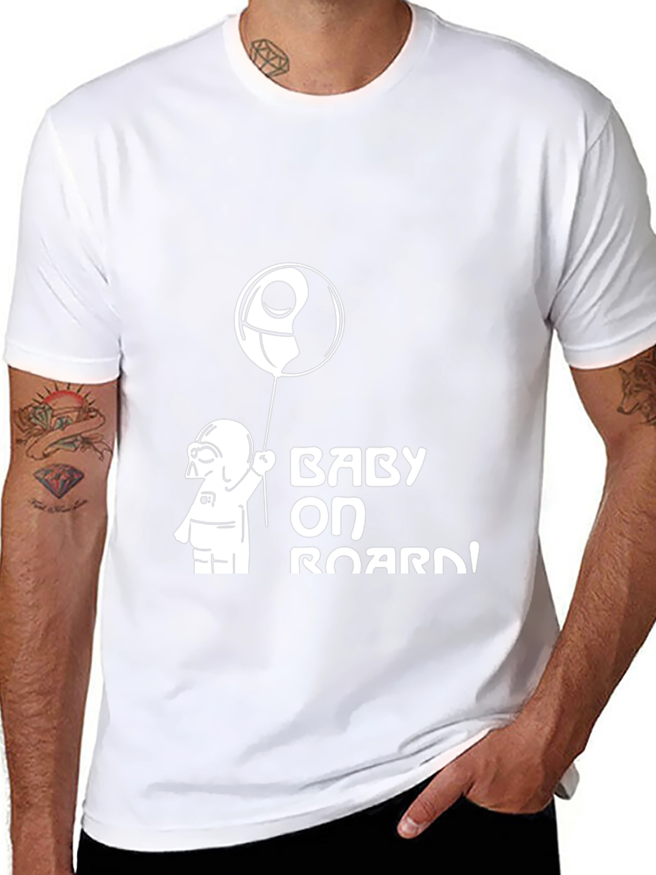 Darth Vader Baby On Board Graphic Tee