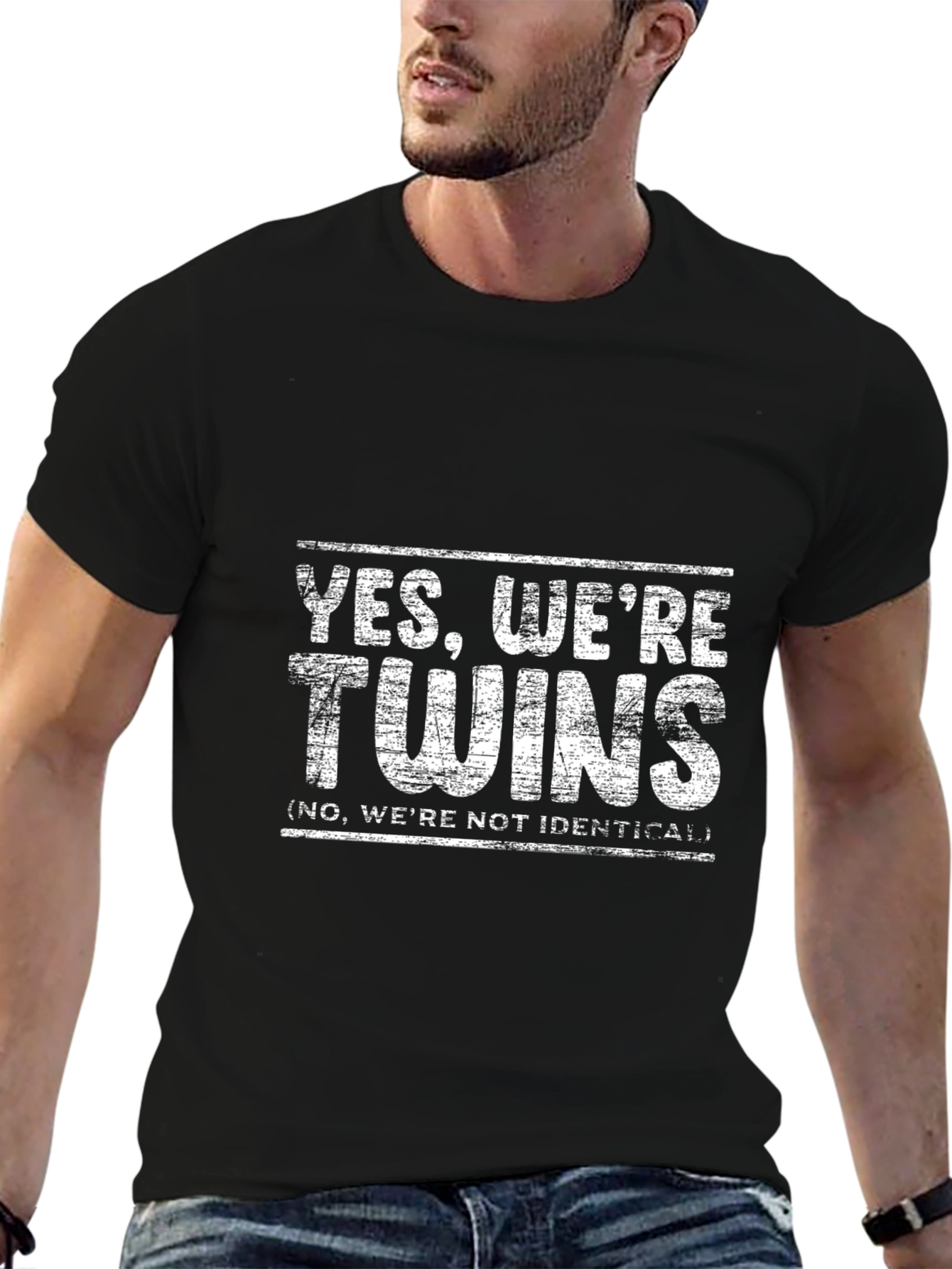 Yes Were Twins Graphic T-Shirt