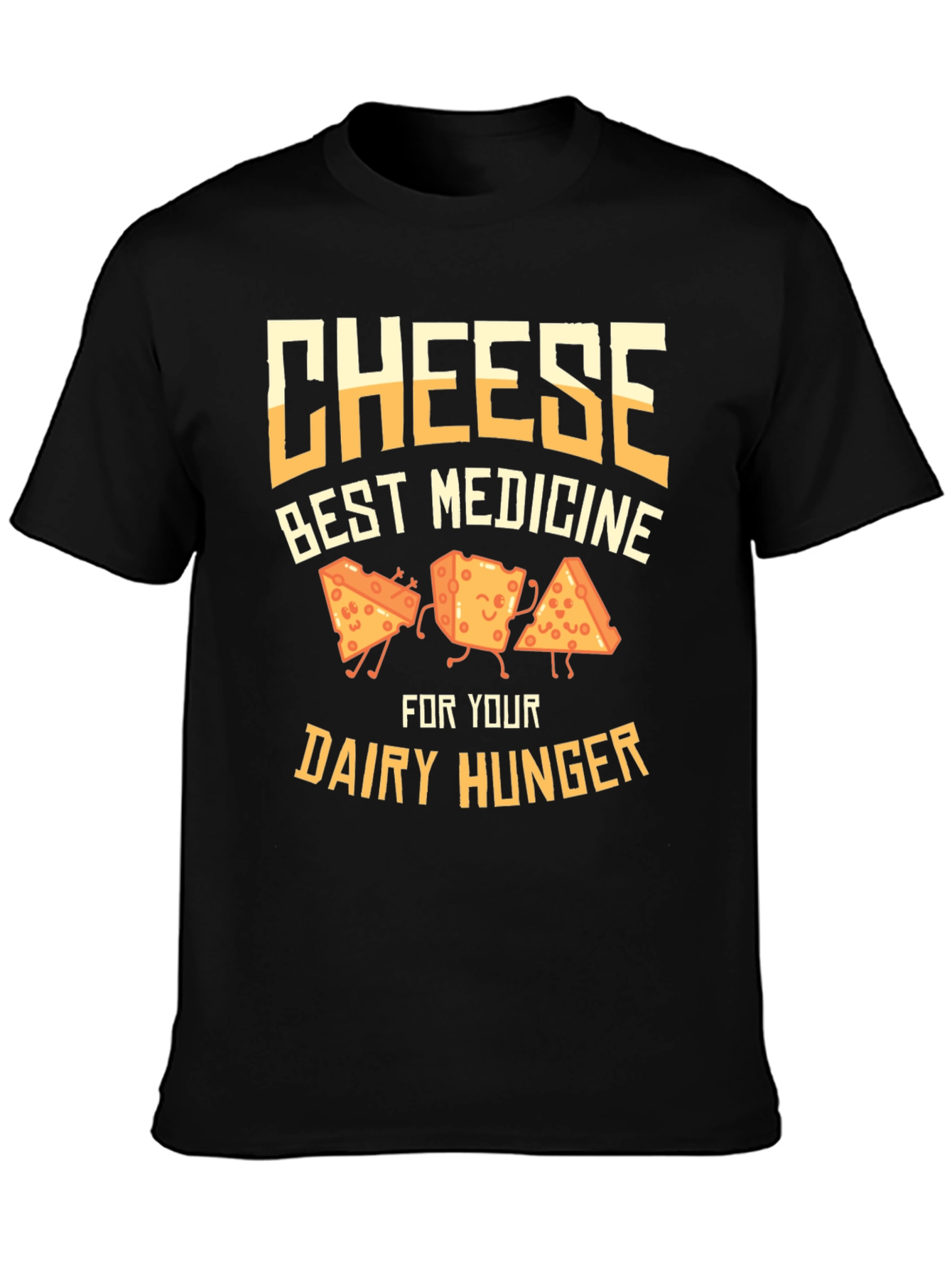 Cheese Best Medicine Humor T-Shirt