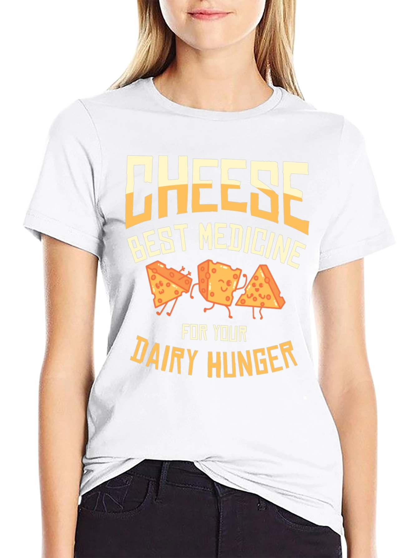 Cheese Best Medicine Humor T-Shirt