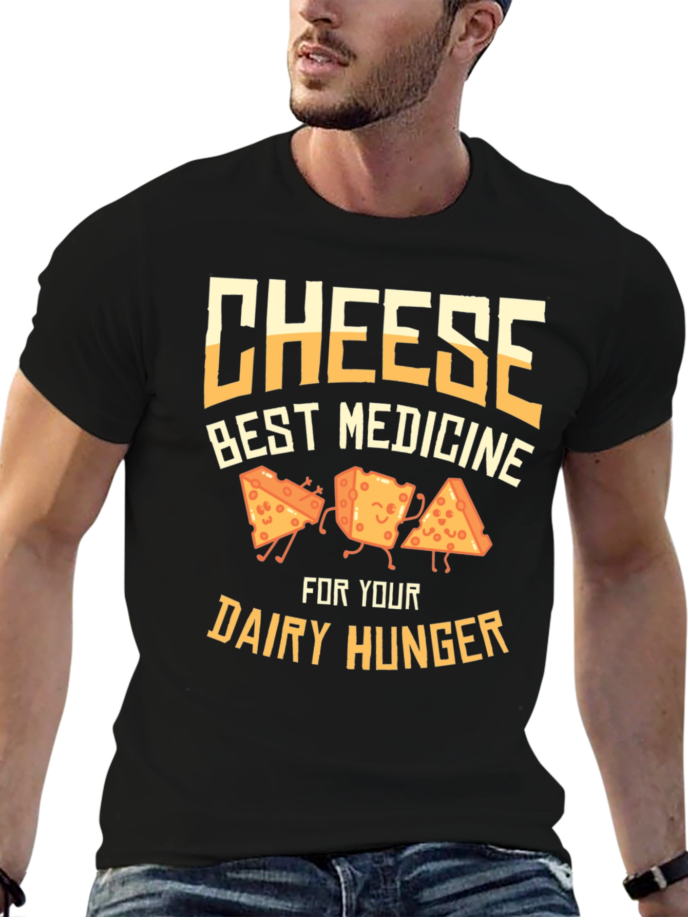 Cheese Best Medicine Humor T-Shirt