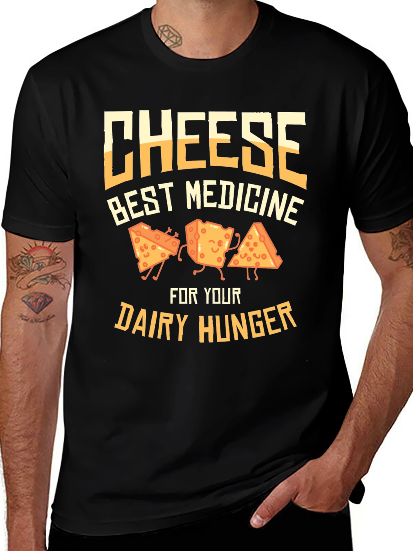 Cheese Best Medicine Humor T-Shirt