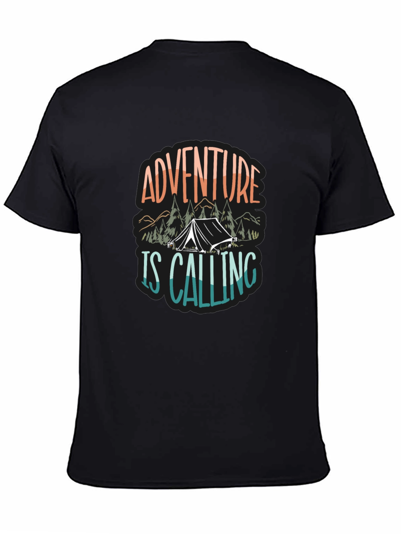 Adventure Is Calling Camping Graphic Tee
