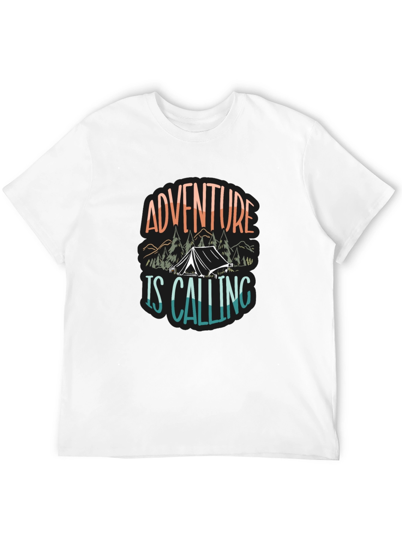 Adventure Is Calling Camping Graphic Tee