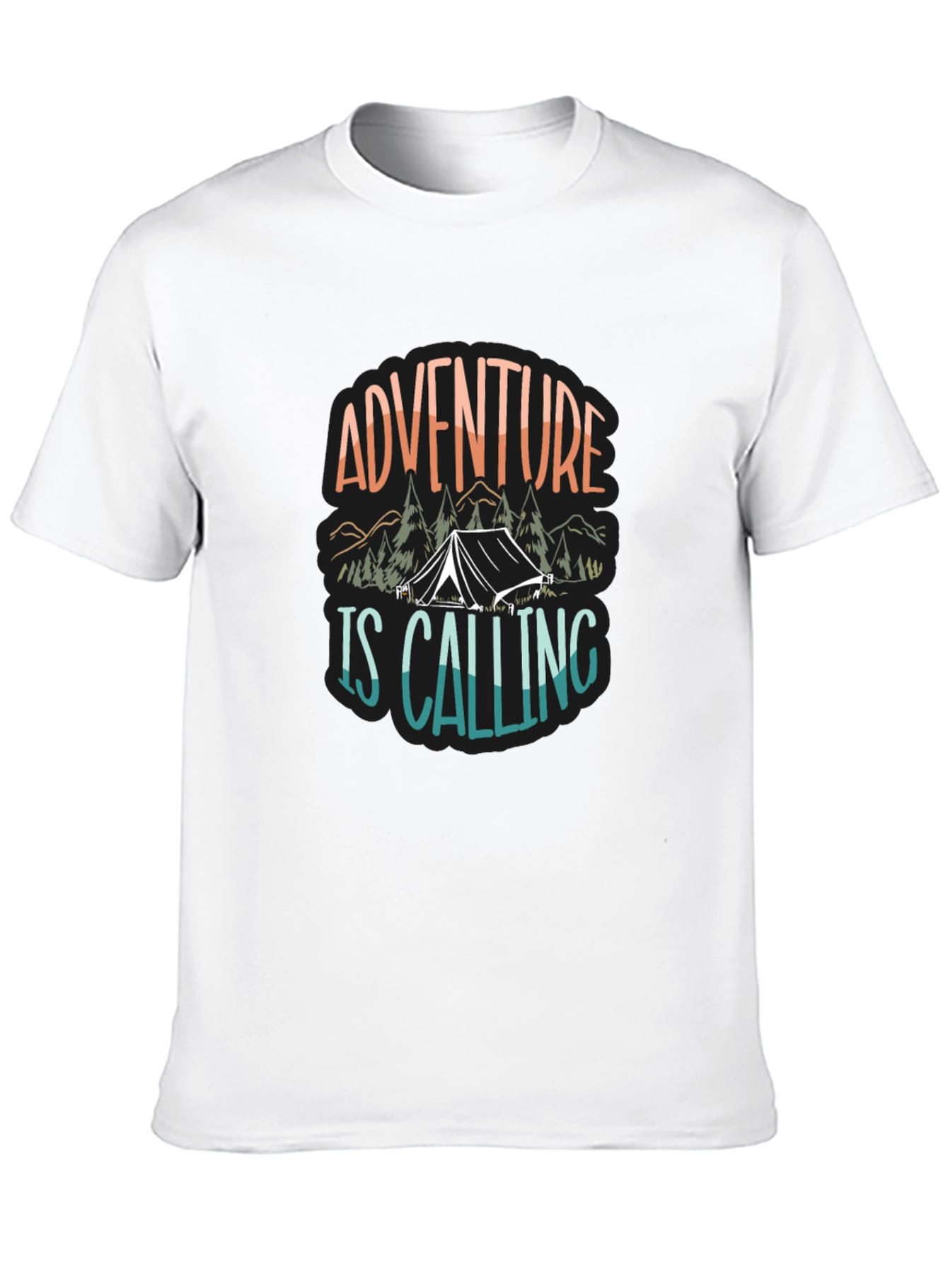 Adventure Is Calling Camping Graphic Tee