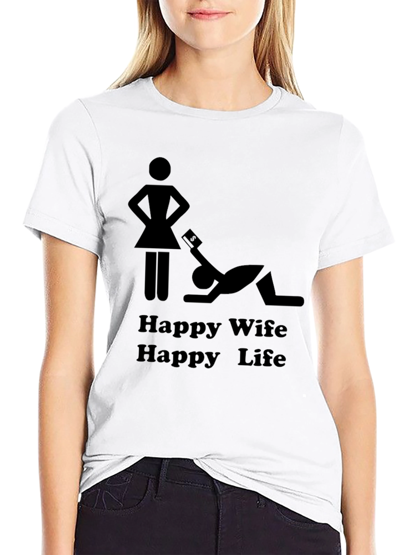 Happy Wife Happy Life Graphic Tee