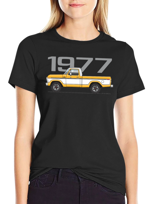 1977 Classic Truck Graphic Tee - Vintage Style
