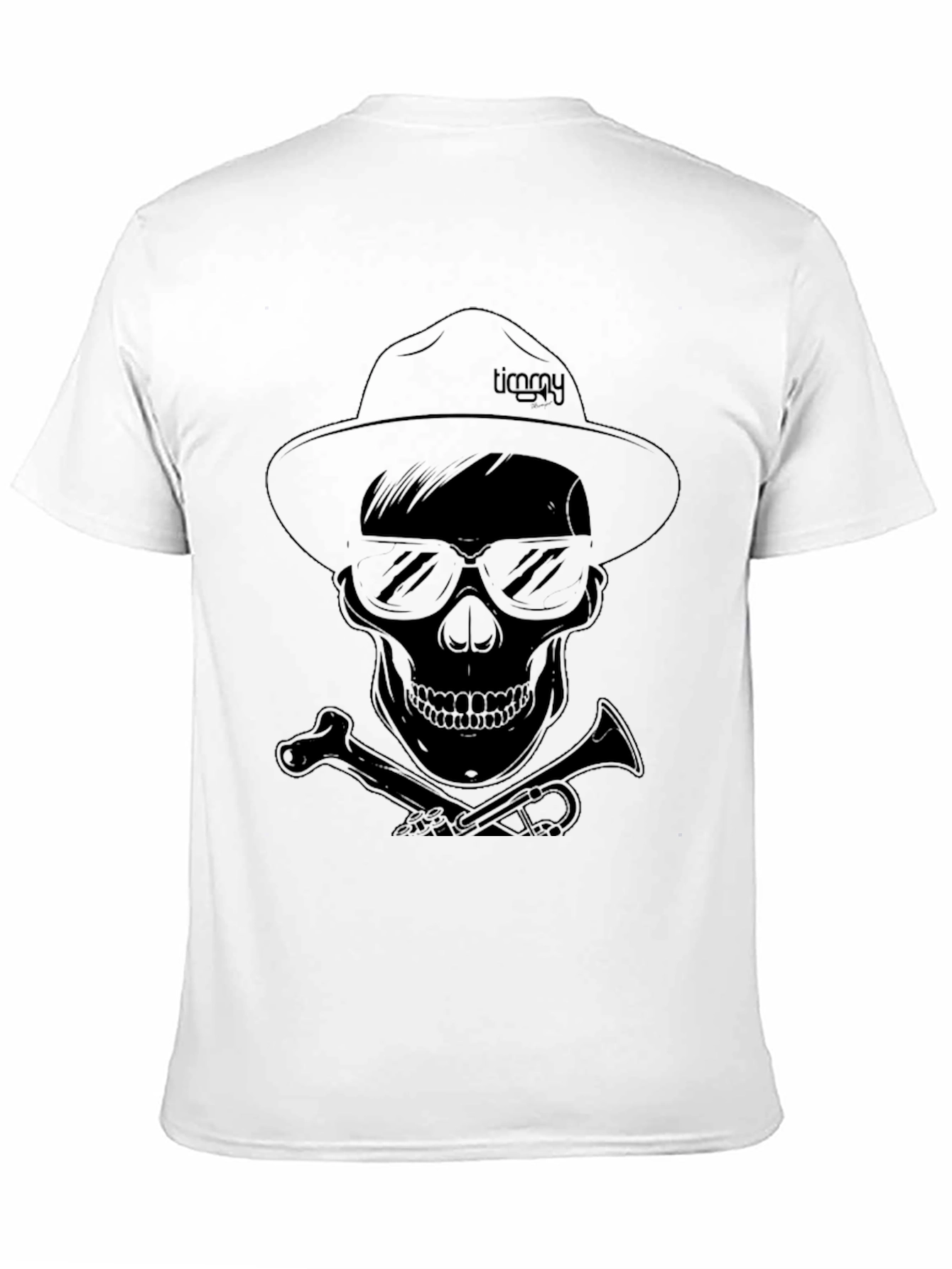 Skull Graphic T-Shirt: Pirate Style