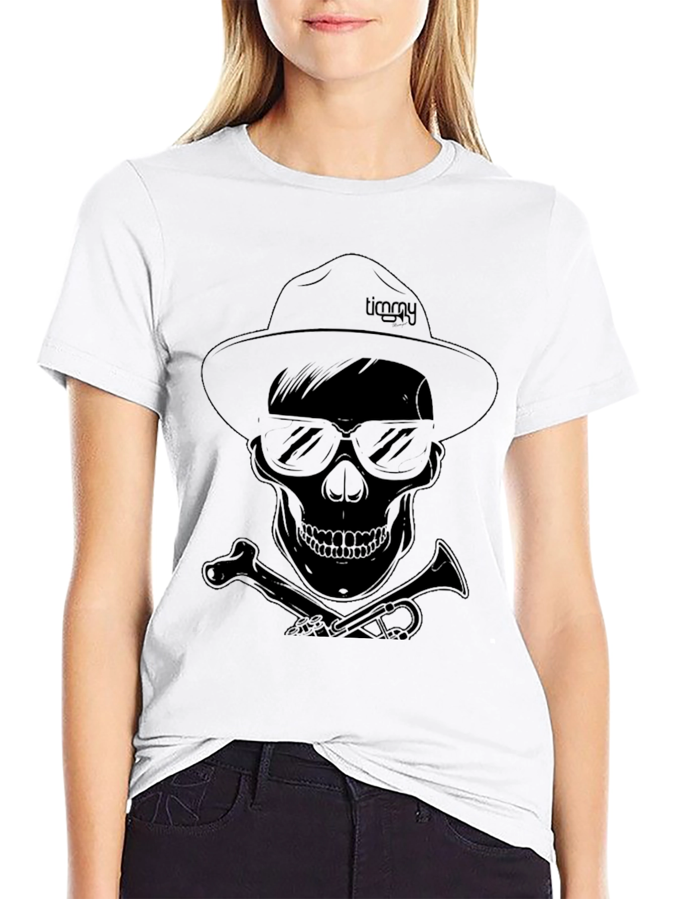 Skull Graphic T-Shirt: Pirate Style