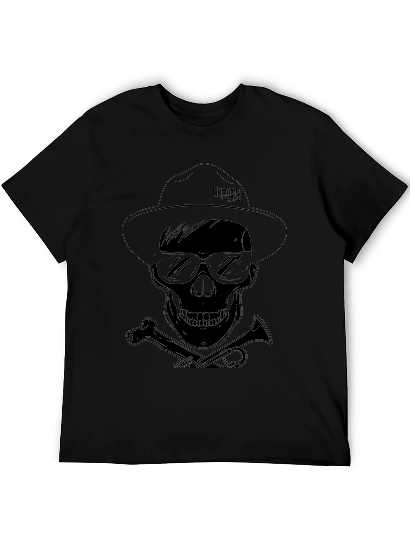 Skull Graphic T-Shirt: Pirate Style