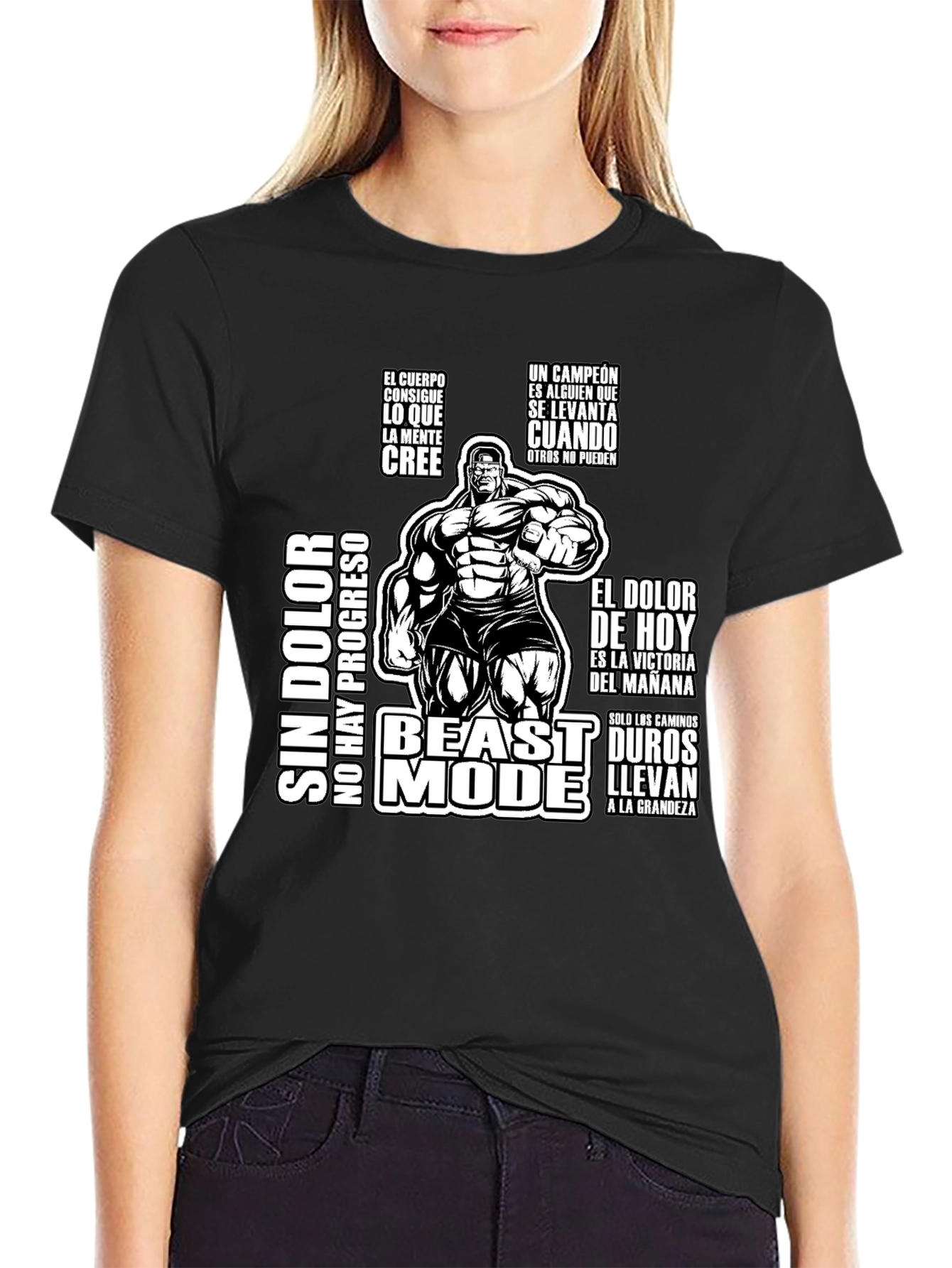 Beast Mode Motivational Workout T-Shirt