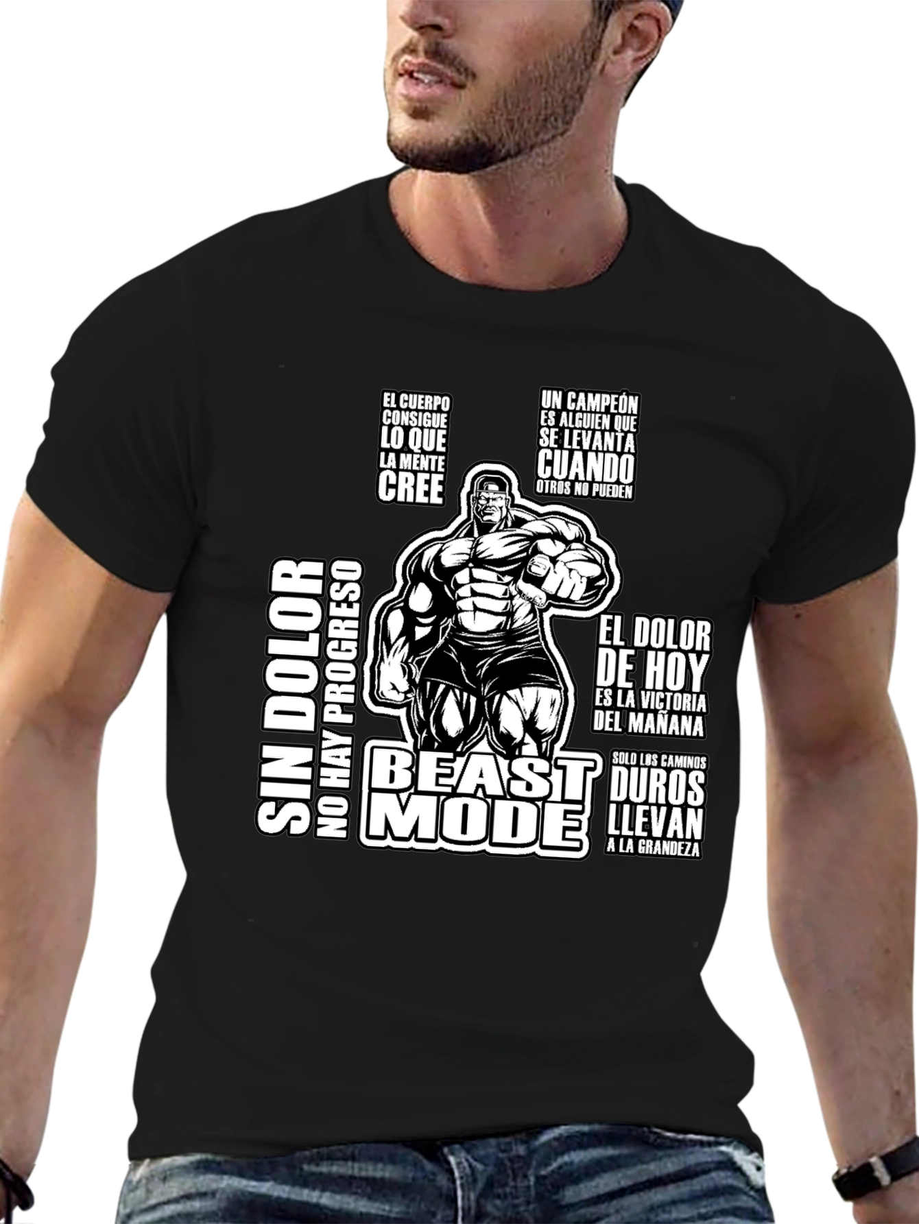 Beast Mode Motivational Workout T-Shirt
