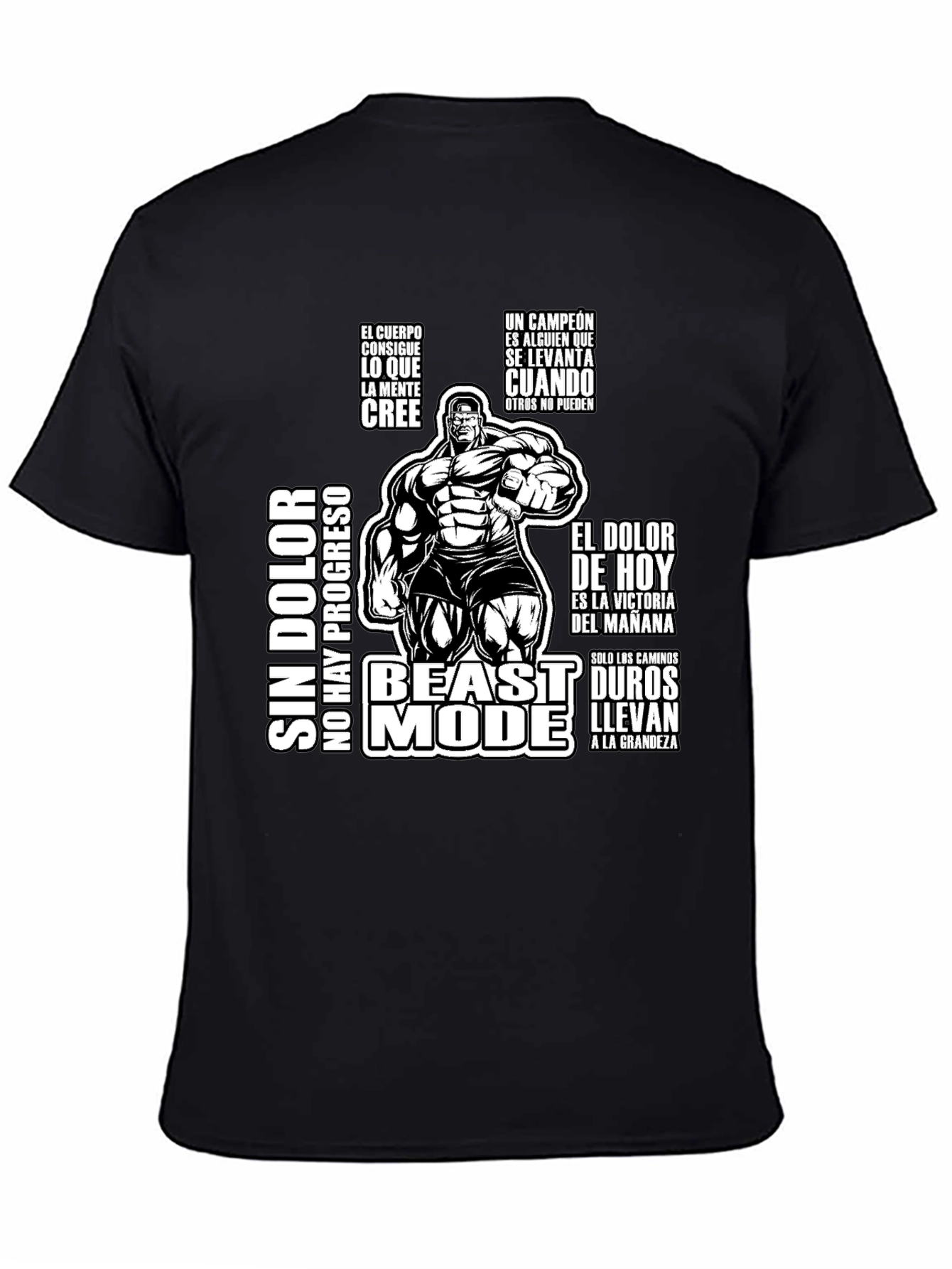 Beast Mode Motivational Workout T-Shirt