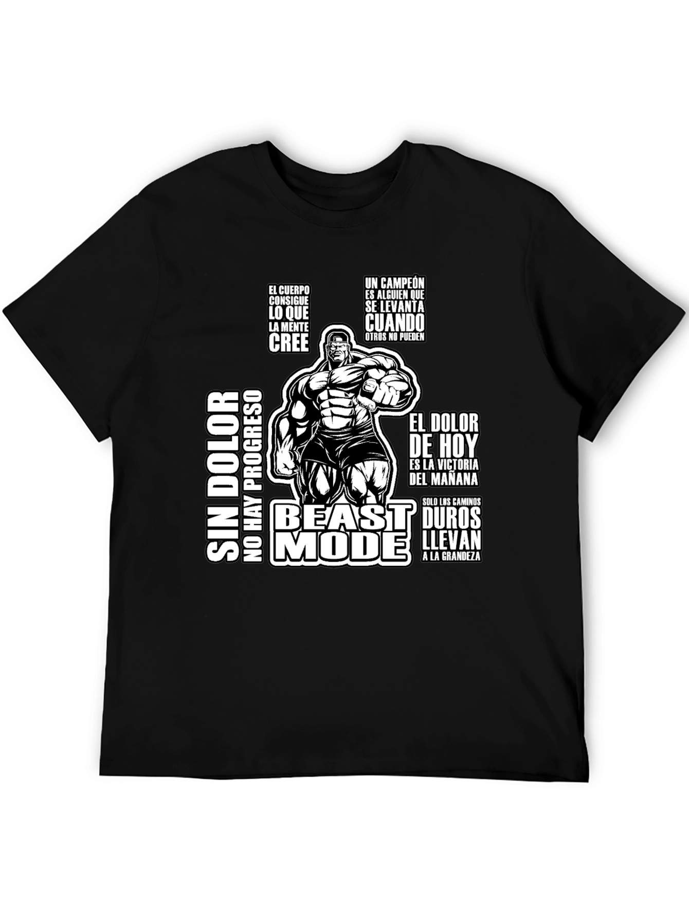 Beast Mode Motivational Workout T-Shirt