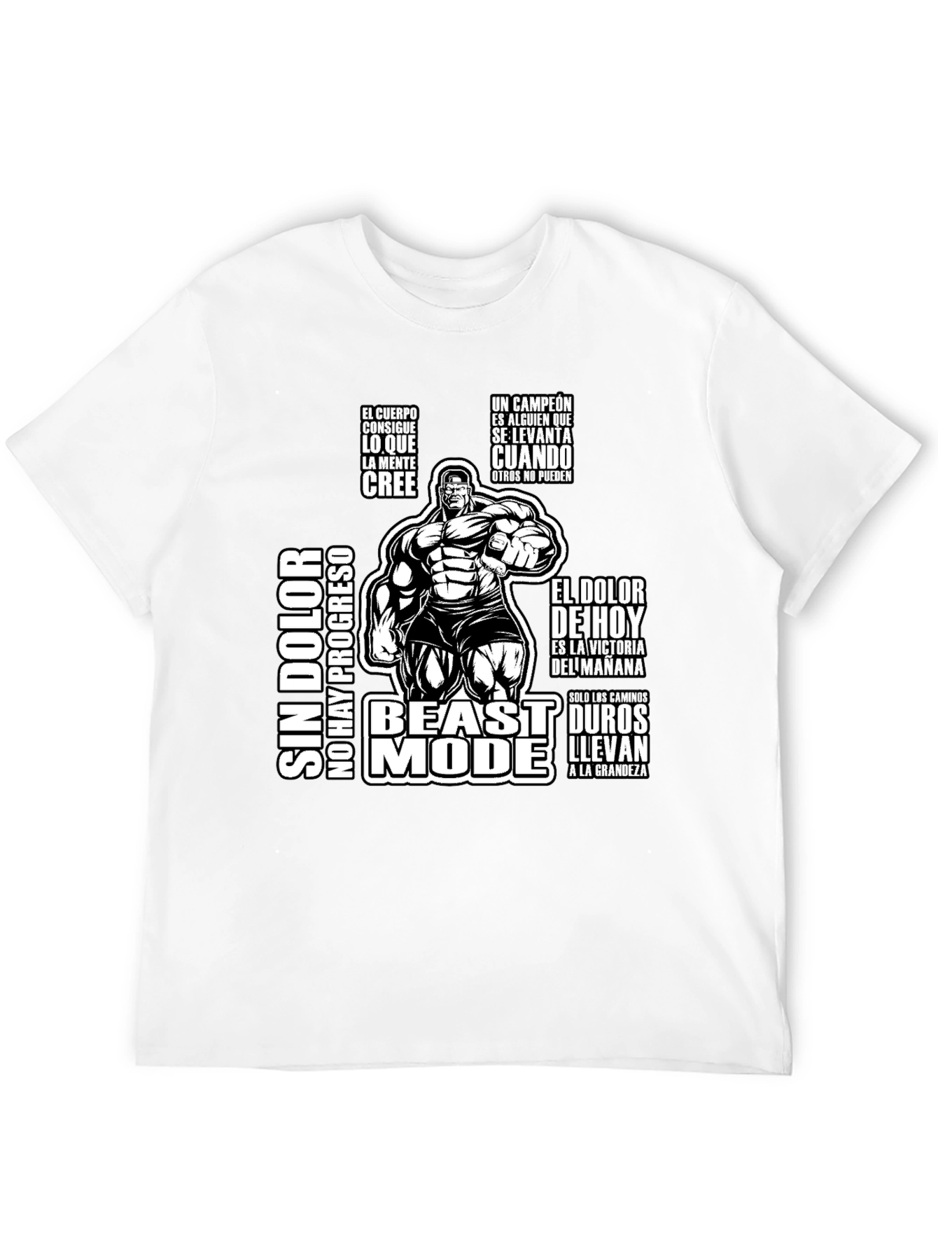 Beast Mode Motivational Workout T-Shirt