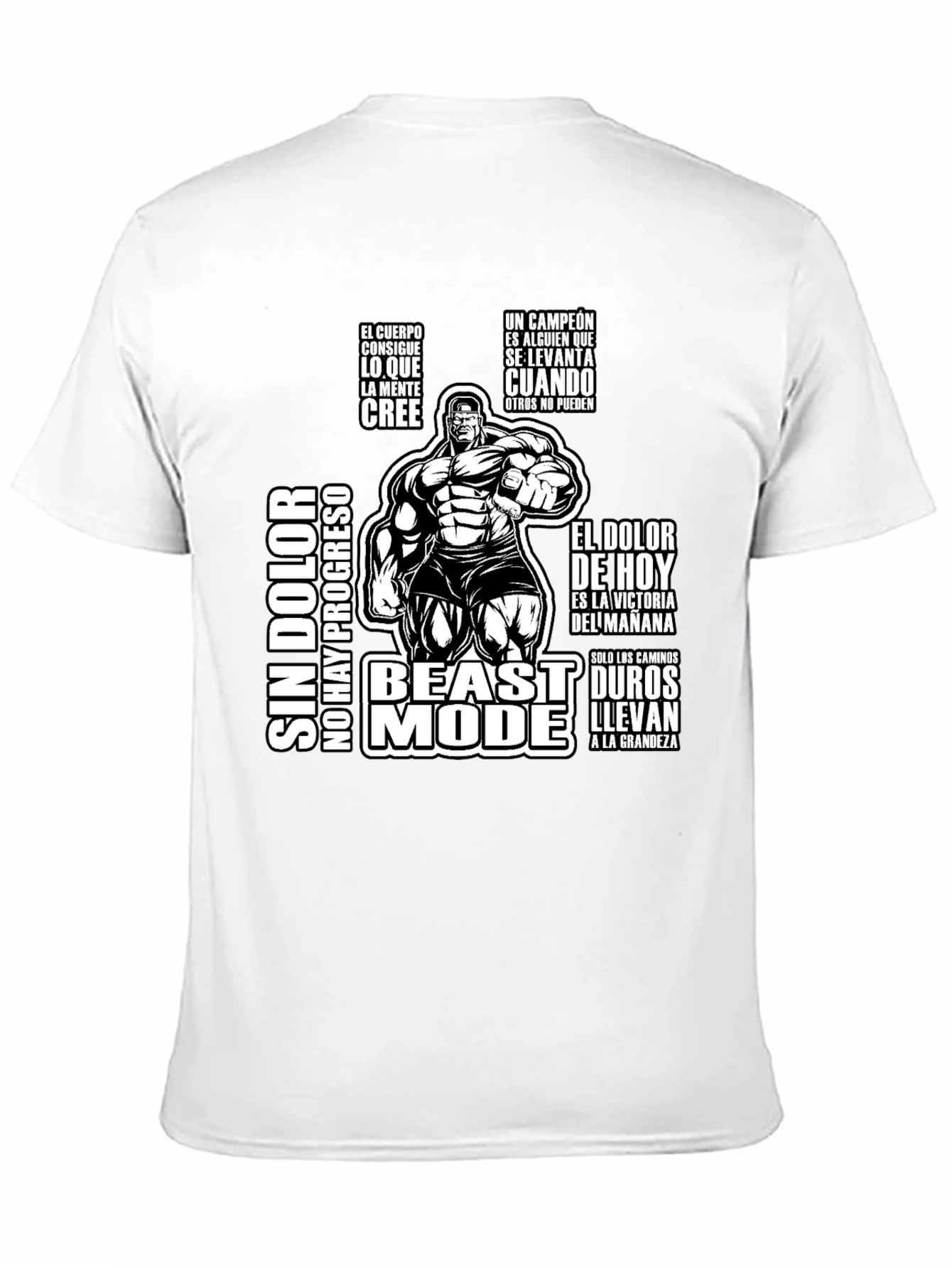 Beast Mode Motivational Workout T-Shirt