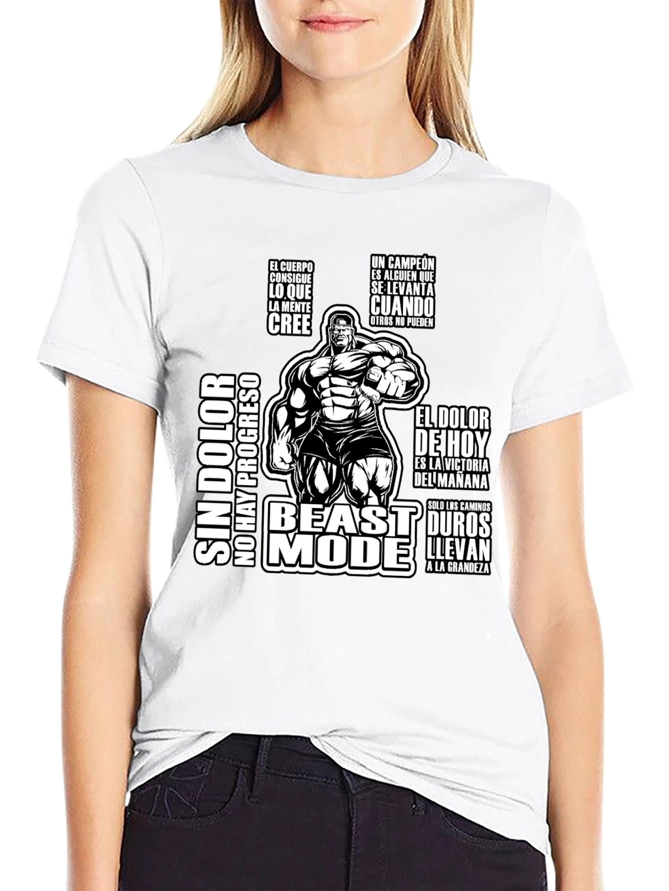 Beast Mode Motivational Workout T-Shirt