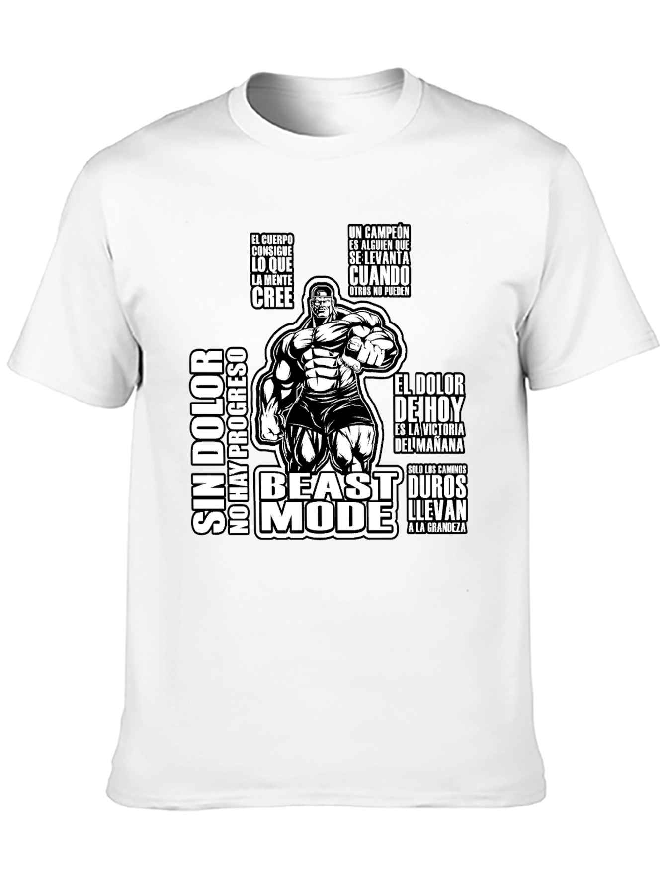Beast Mode Motivational Workout T-Shirt