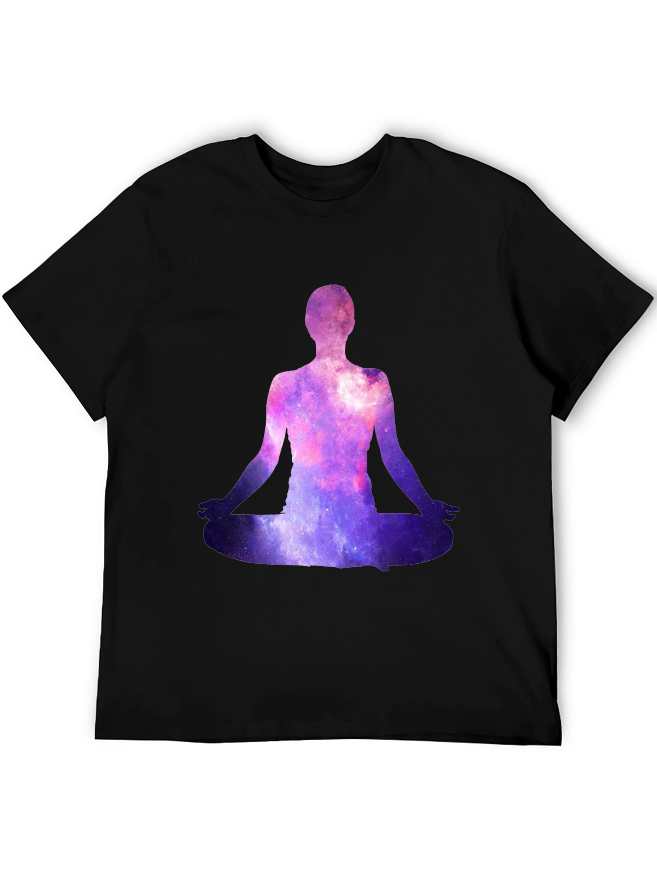 Galaxy Meditation T-Shirt - Cosmic Zen
