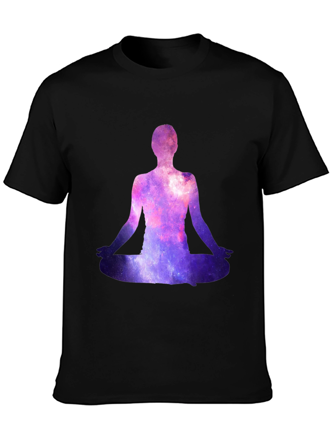 Galaxy Meditation T-Shirt - Cosmic Zen
