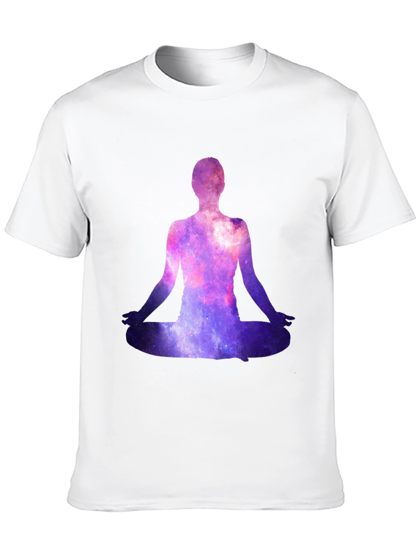 Galaxy Meditation T-Shirt - Cosmic Zen