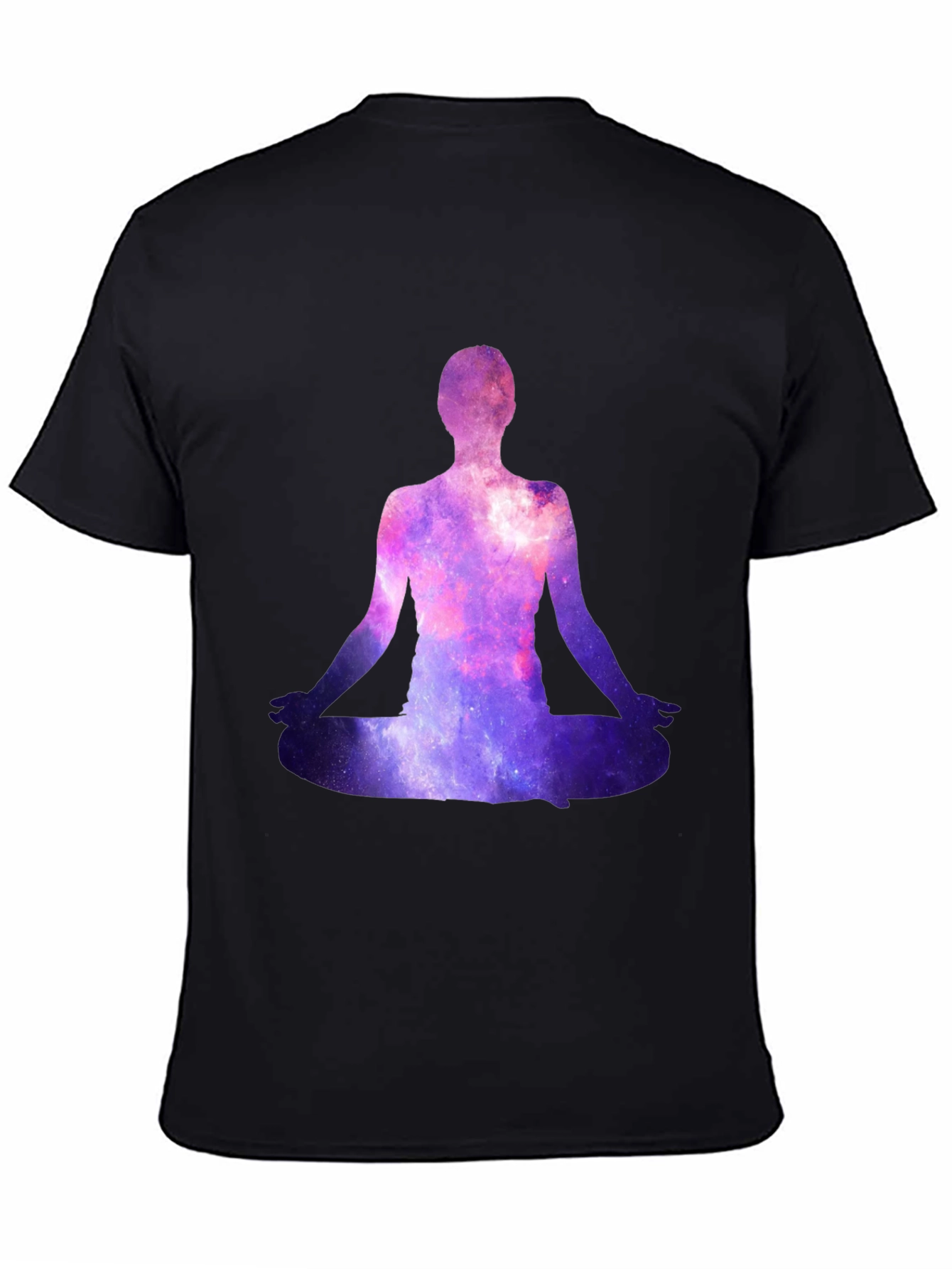 Galaxy Meditation T-Shirt - Cosmic Zen