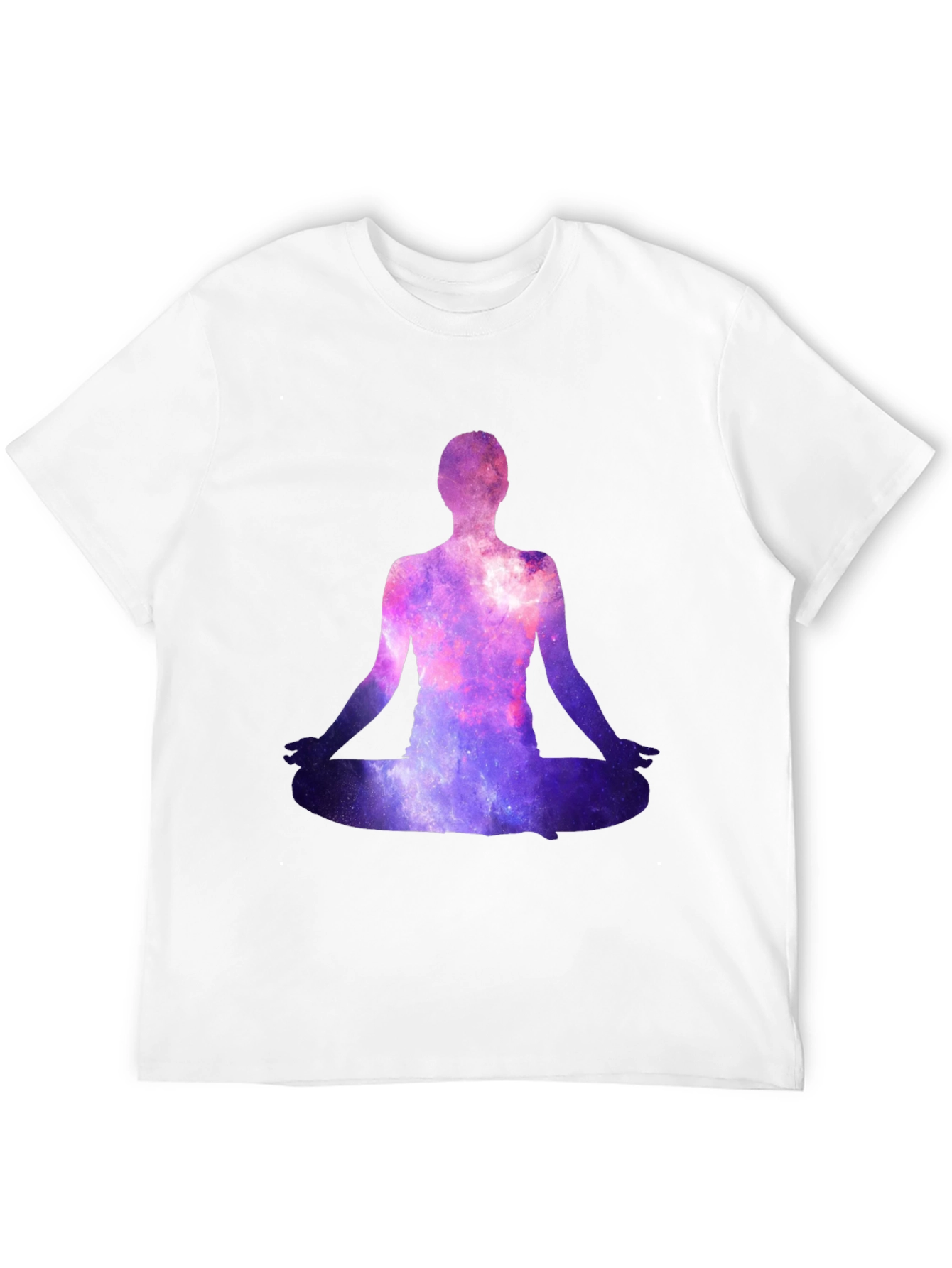 Galaxy Meditation T-Shirt - Cosmic Zen