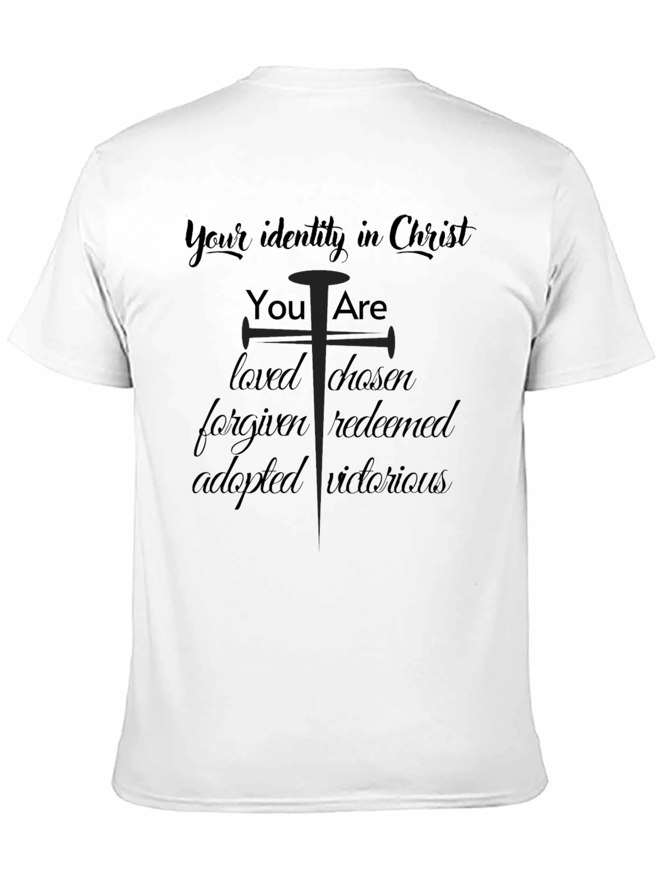 Identity in Christ T-Shirt - Religious Apparel