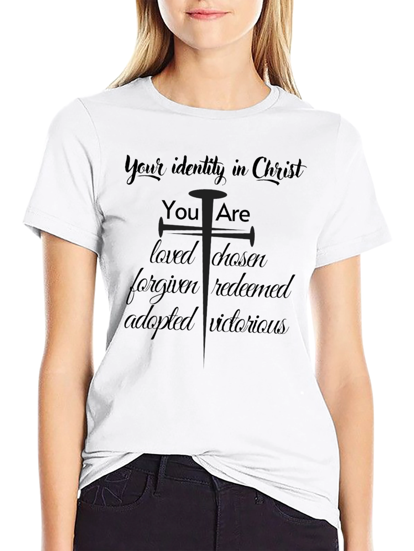 Identity in Christ T-Shirt - Religious Apparel
