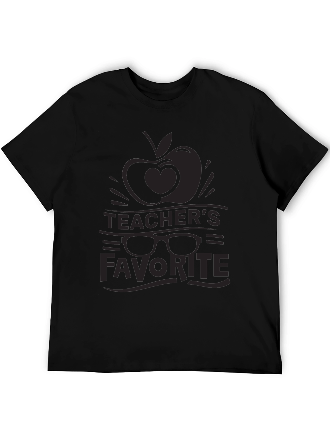 Teachers Favorite Graphic Tee - Black Unisex T-Shirt