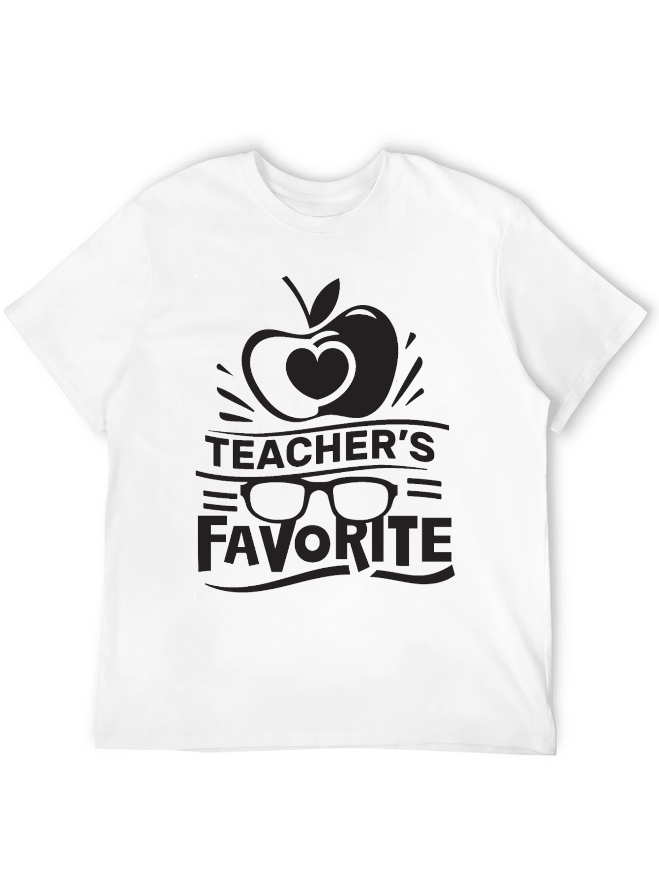 Teachers Favorite Graphic Tee - Black Unisex T-Shirt