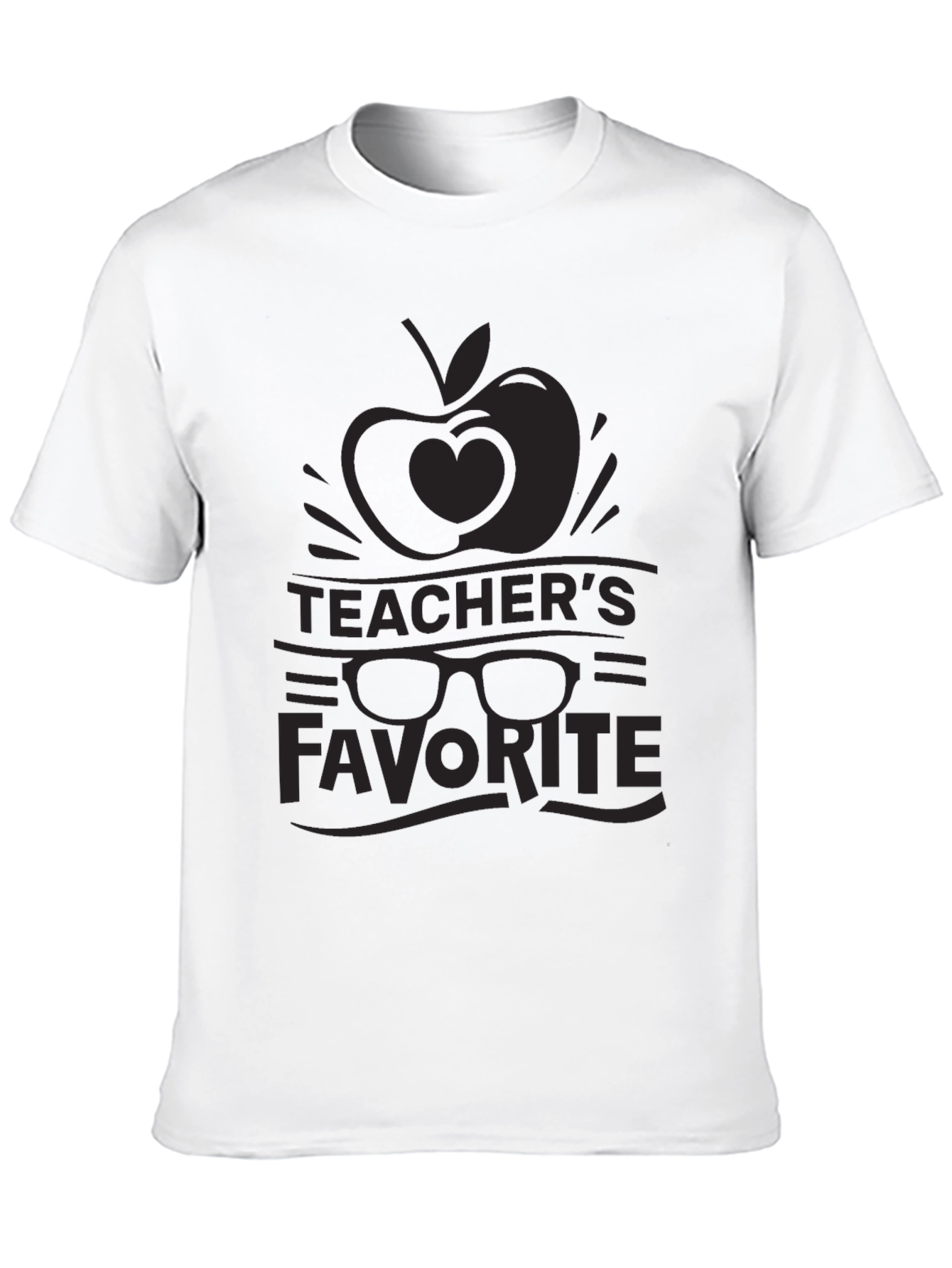 Teachers Favorite Graphic Tee - Black Unisex T-Shirt