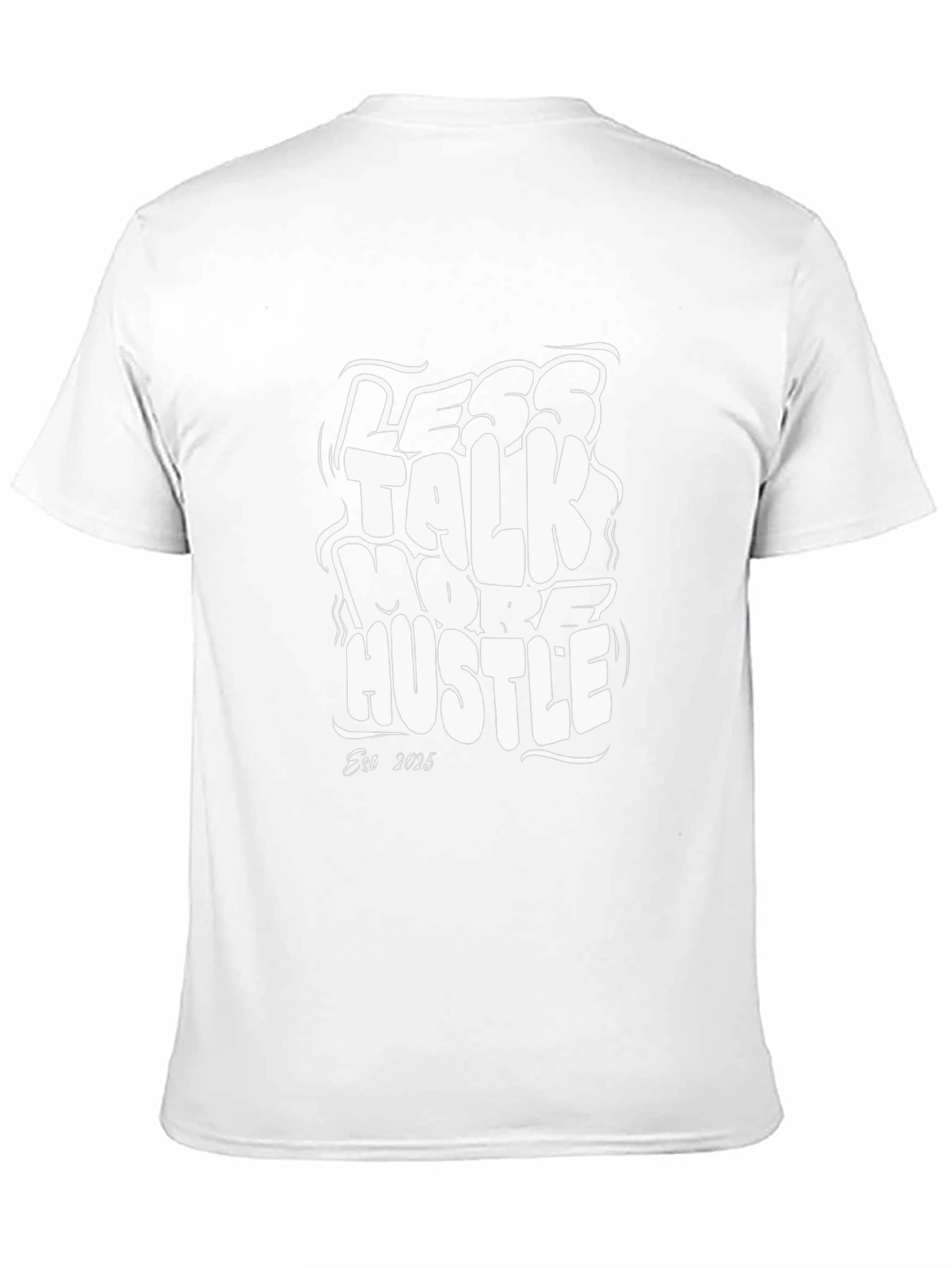 Less Talk More Hustle Black Graphic Tee