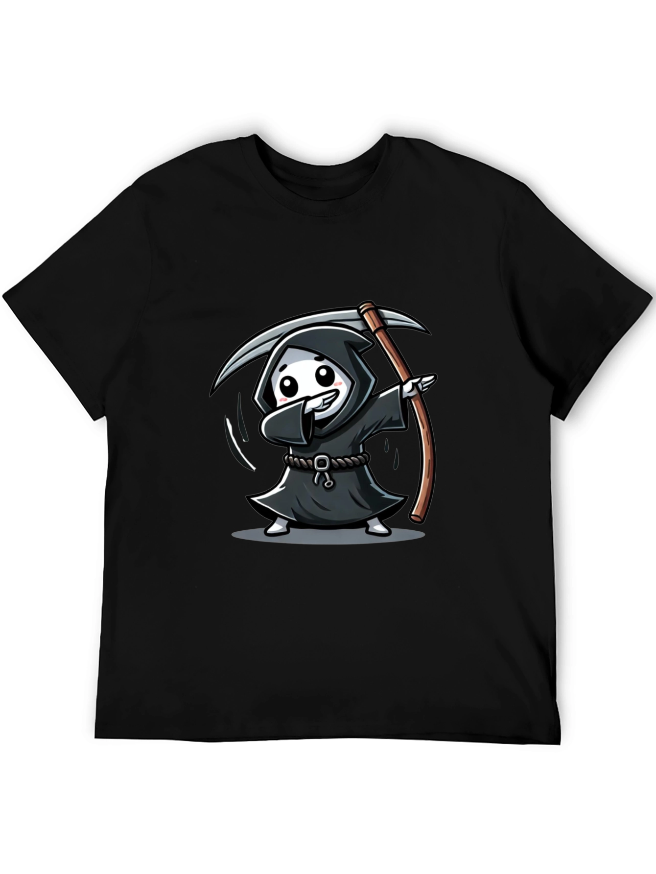 Grim Reaper Cartoon T-Shirt - Dab Design