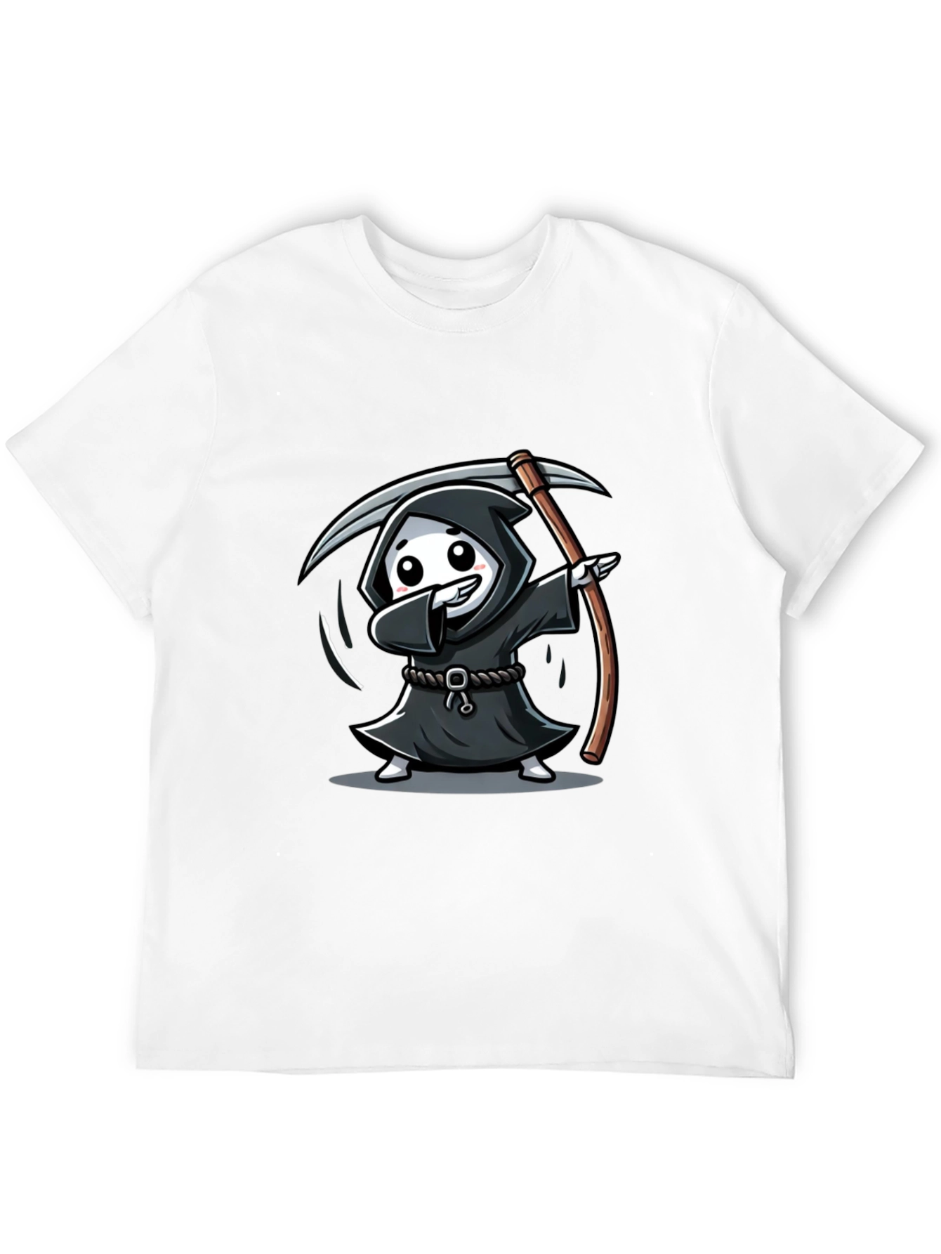 Grim Reaper Cartoon T-Shirt - Dab Design
