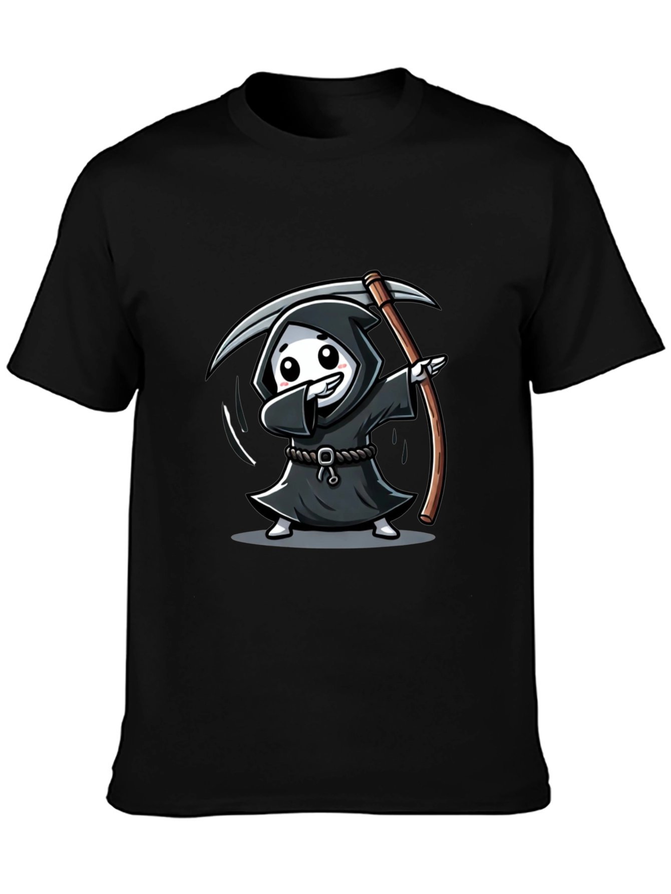 Grim Reaper Cartoon T-Shirt - Dab Design