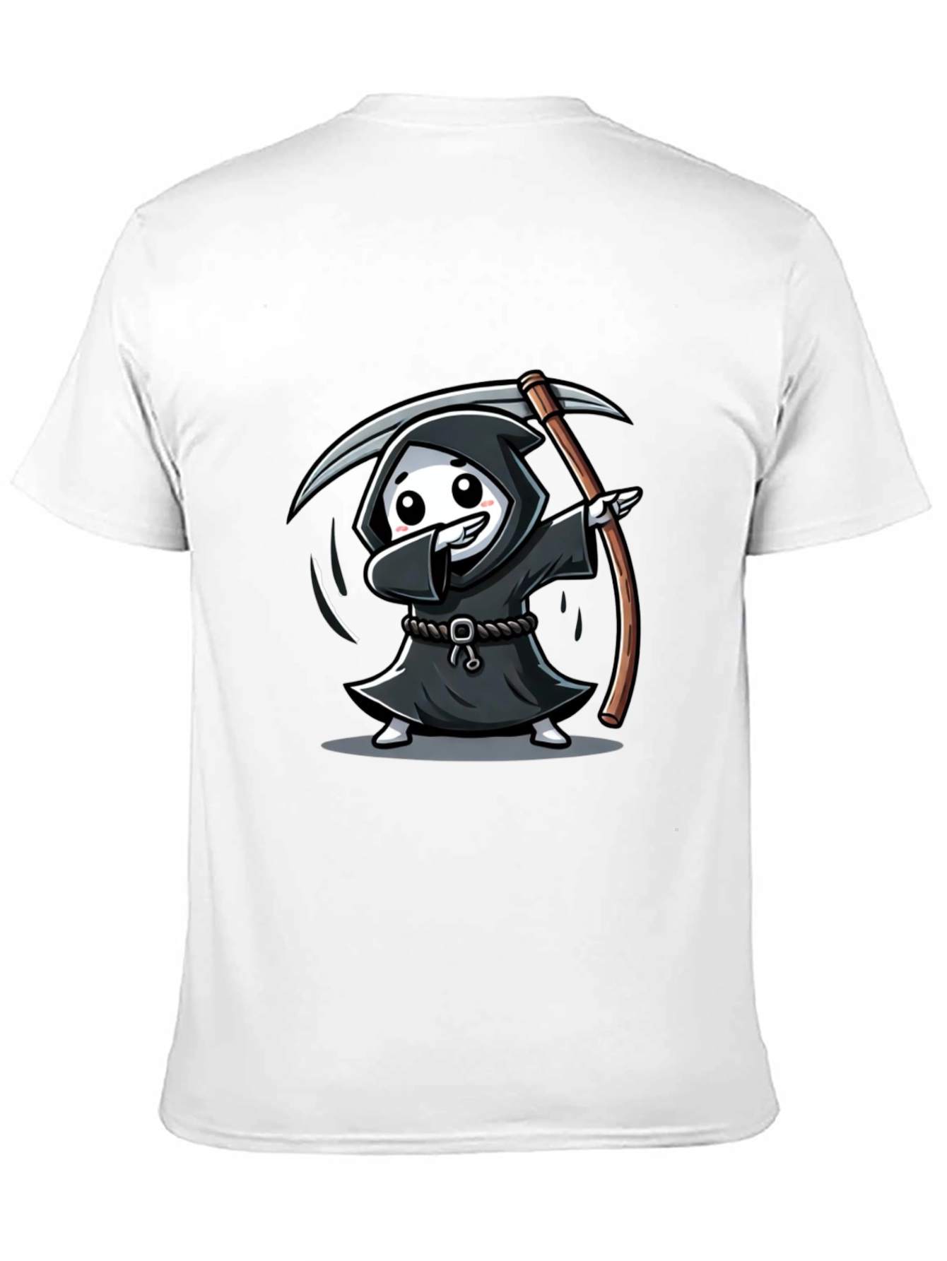 Grim Reaper Cartoon T-Shirt - Dab Design