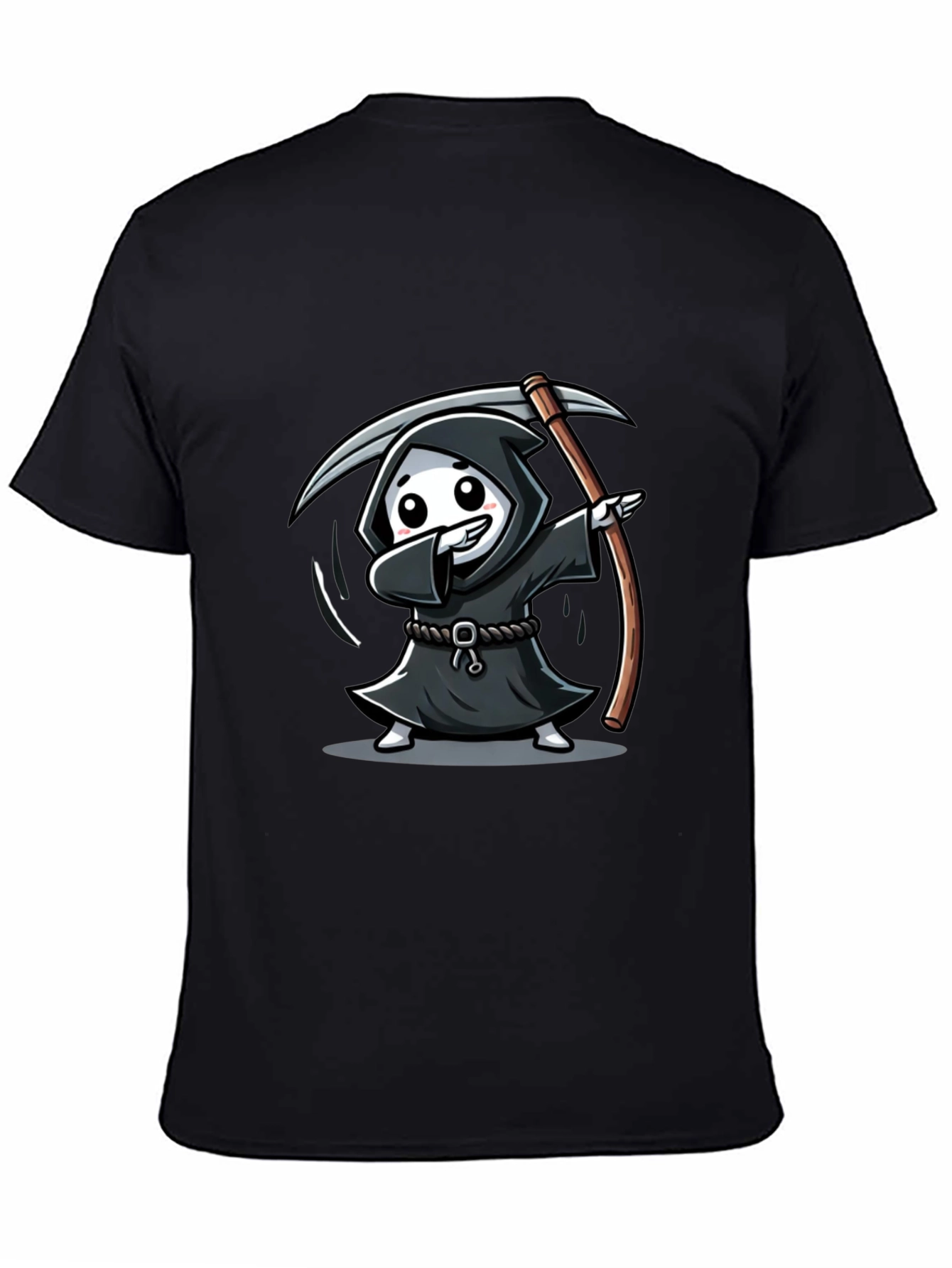 Grim Reaper Cartoon T-Shirt - Dab Design