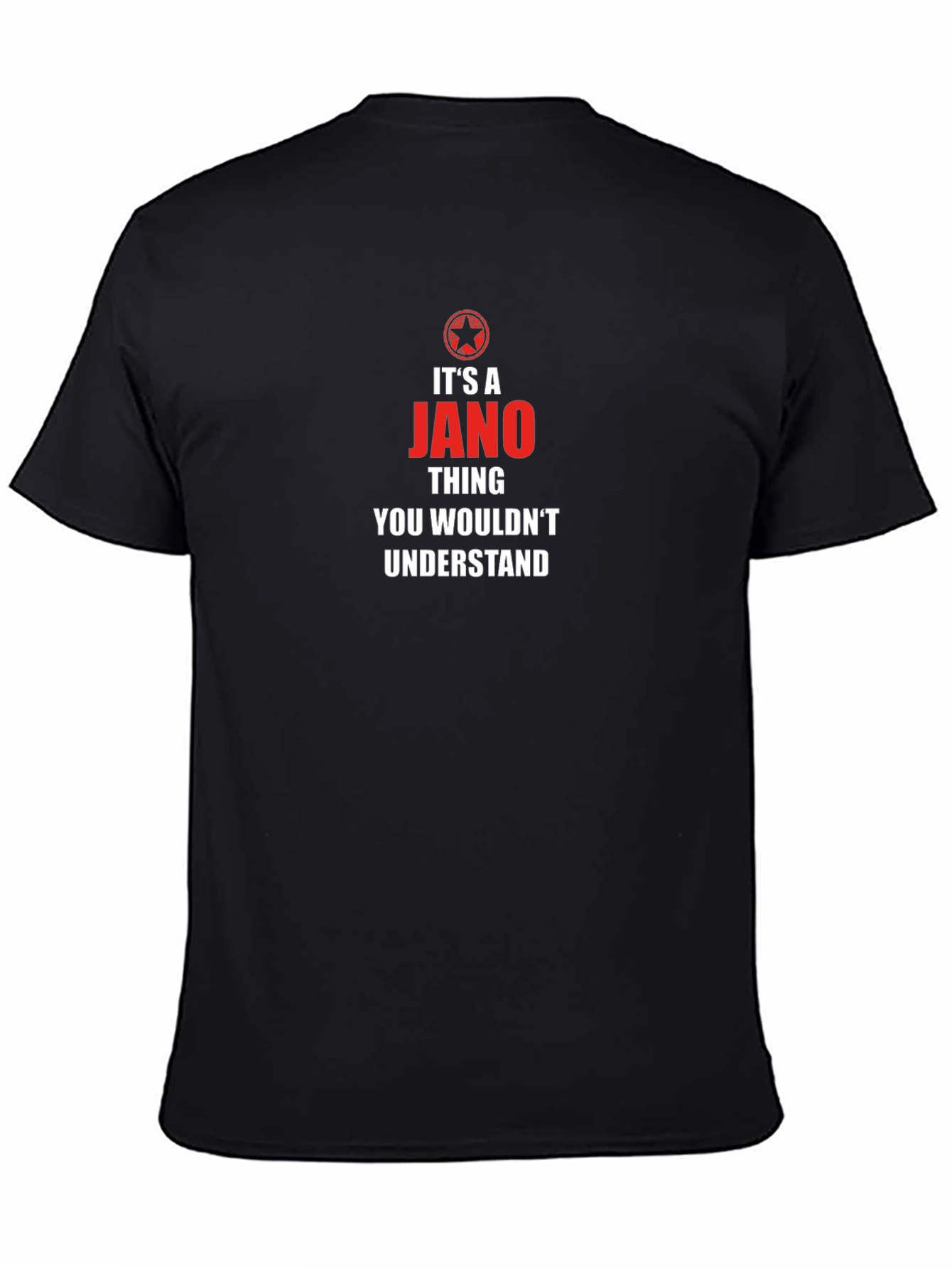Its a Jano Thing T-Shirt - Unisex Black Tee