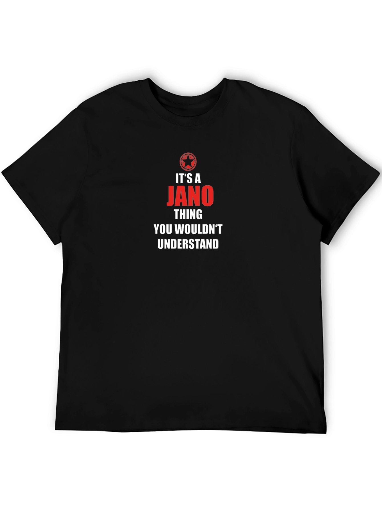 Its a Jano Thing T-Shirt - Unisex Black Tee