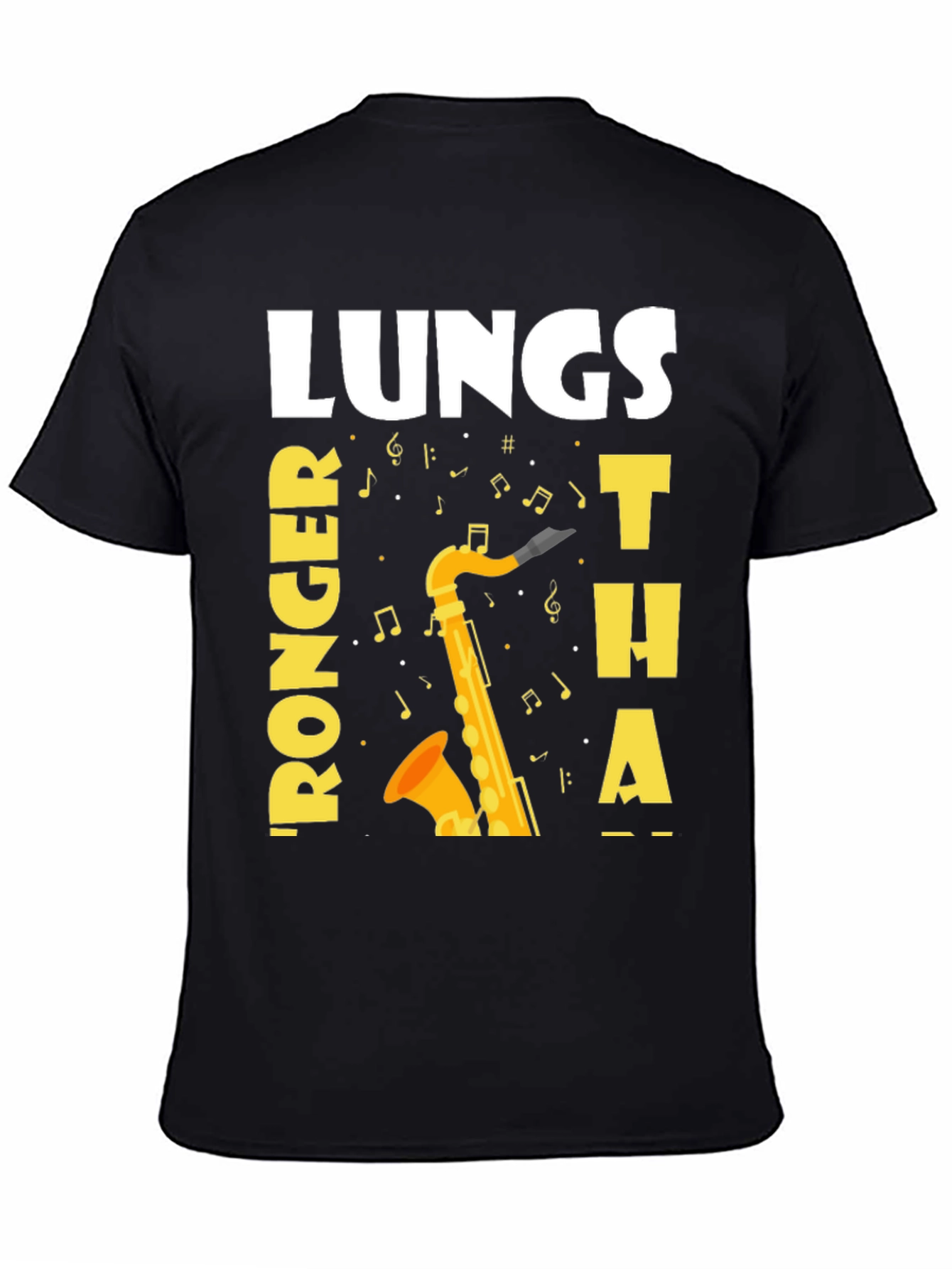 Saxophone Player Funny Lungs T-Shirt