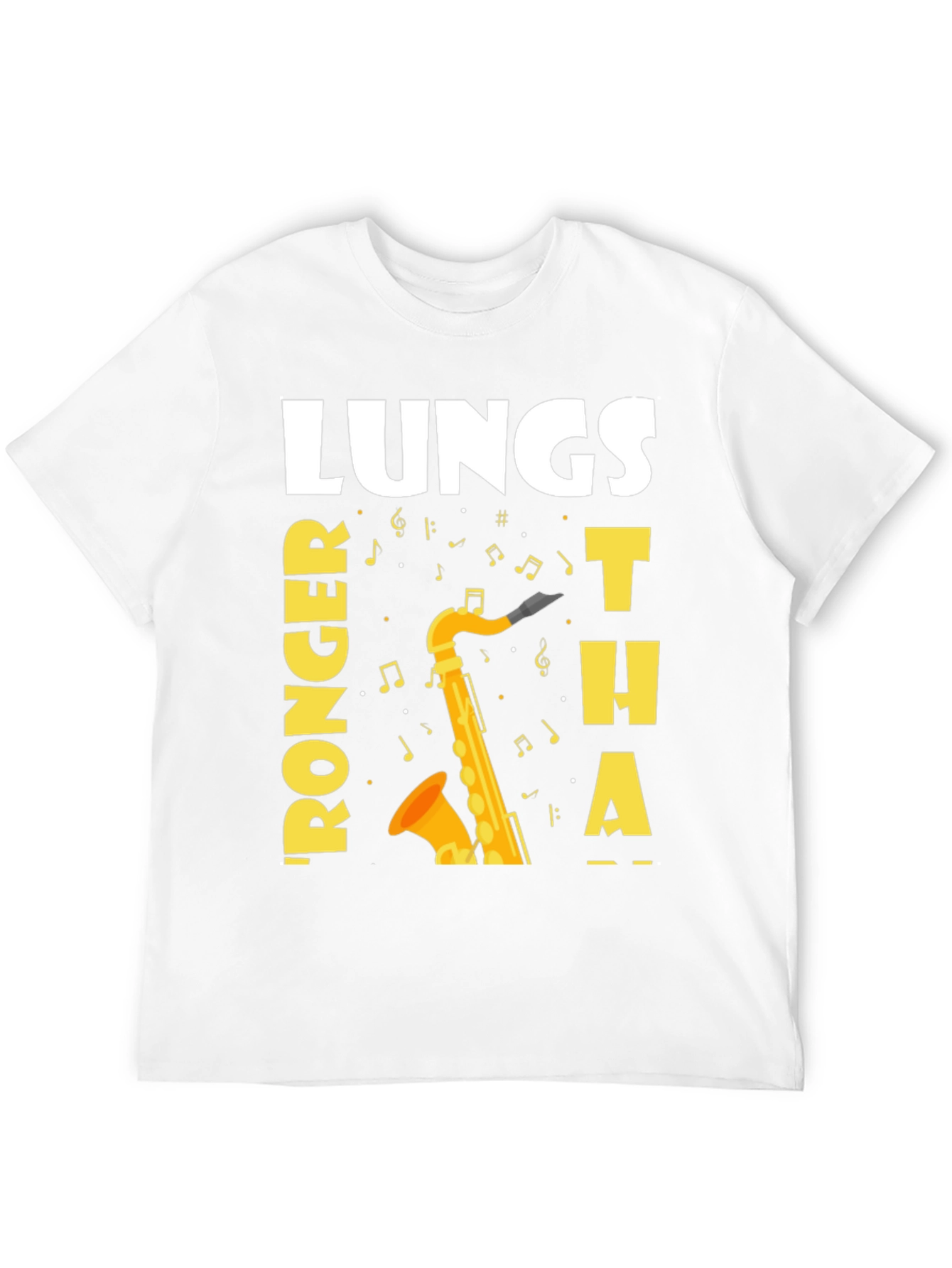 Saxophone Player Funny Lungs T-Shirt