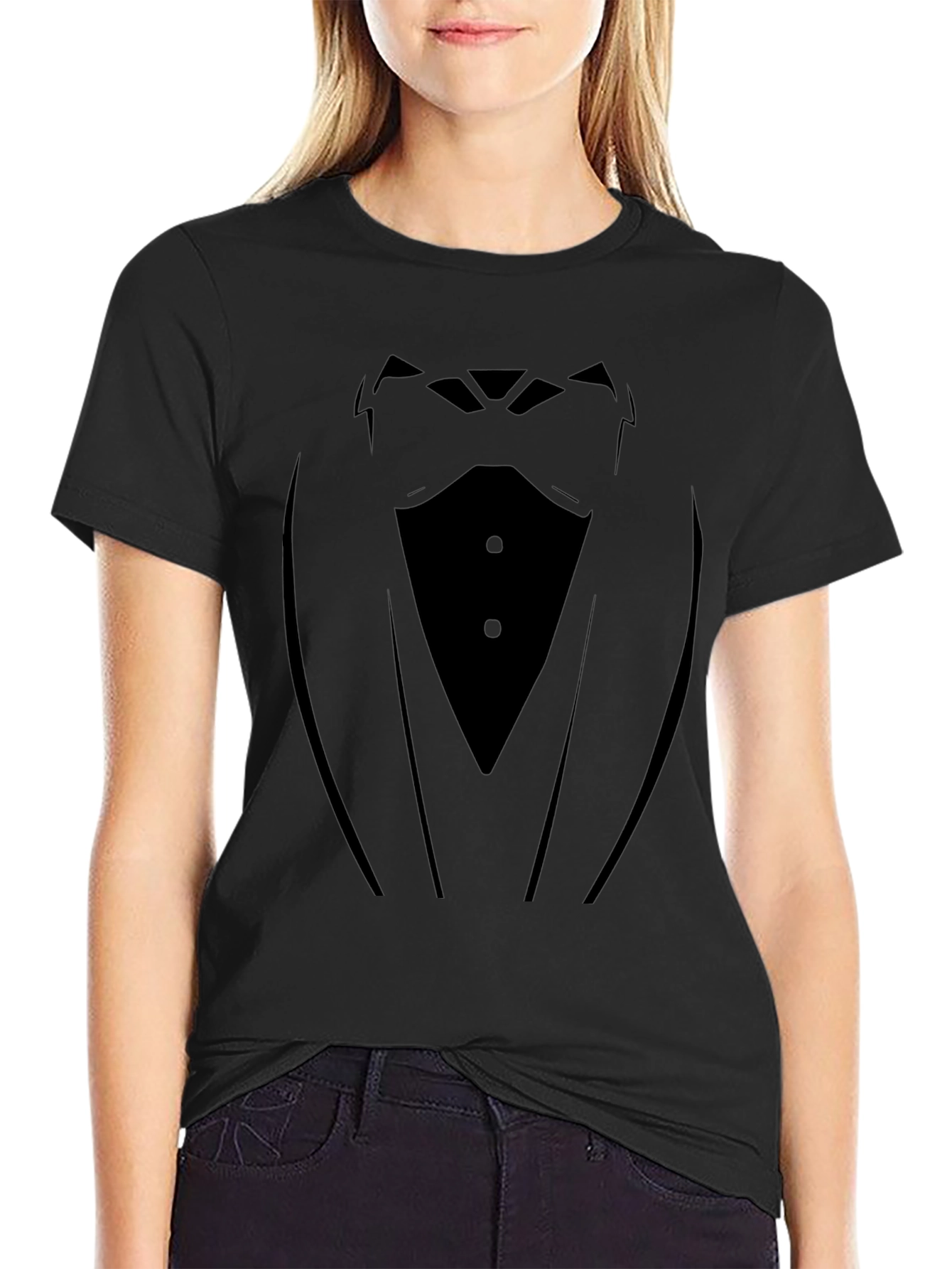 Tuxedo T-Shirt - Novelty Formal Wear Design